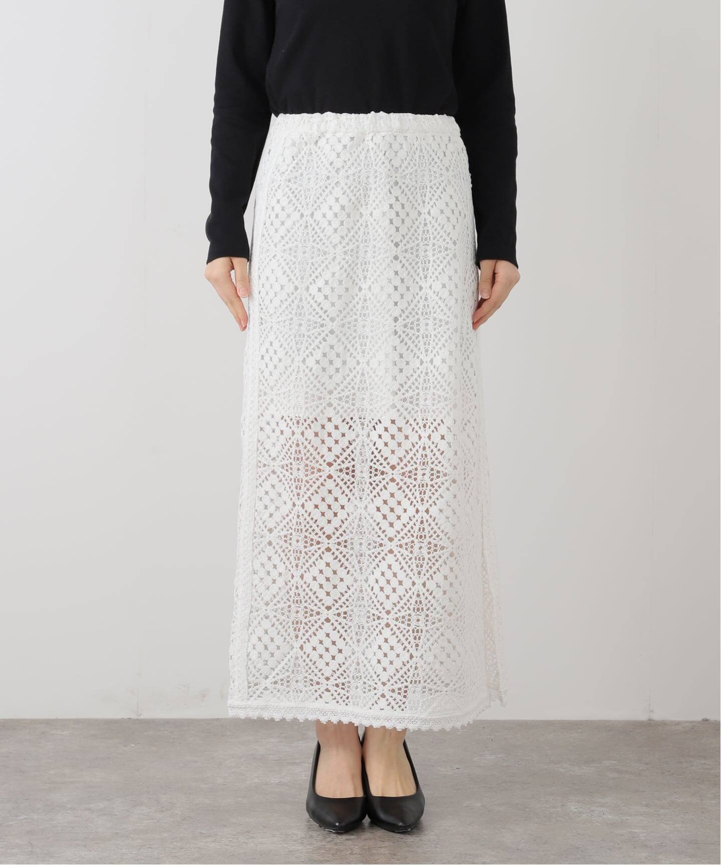 コットンレーススカート（その他スカート）｜SLOBE IENA（スローブ