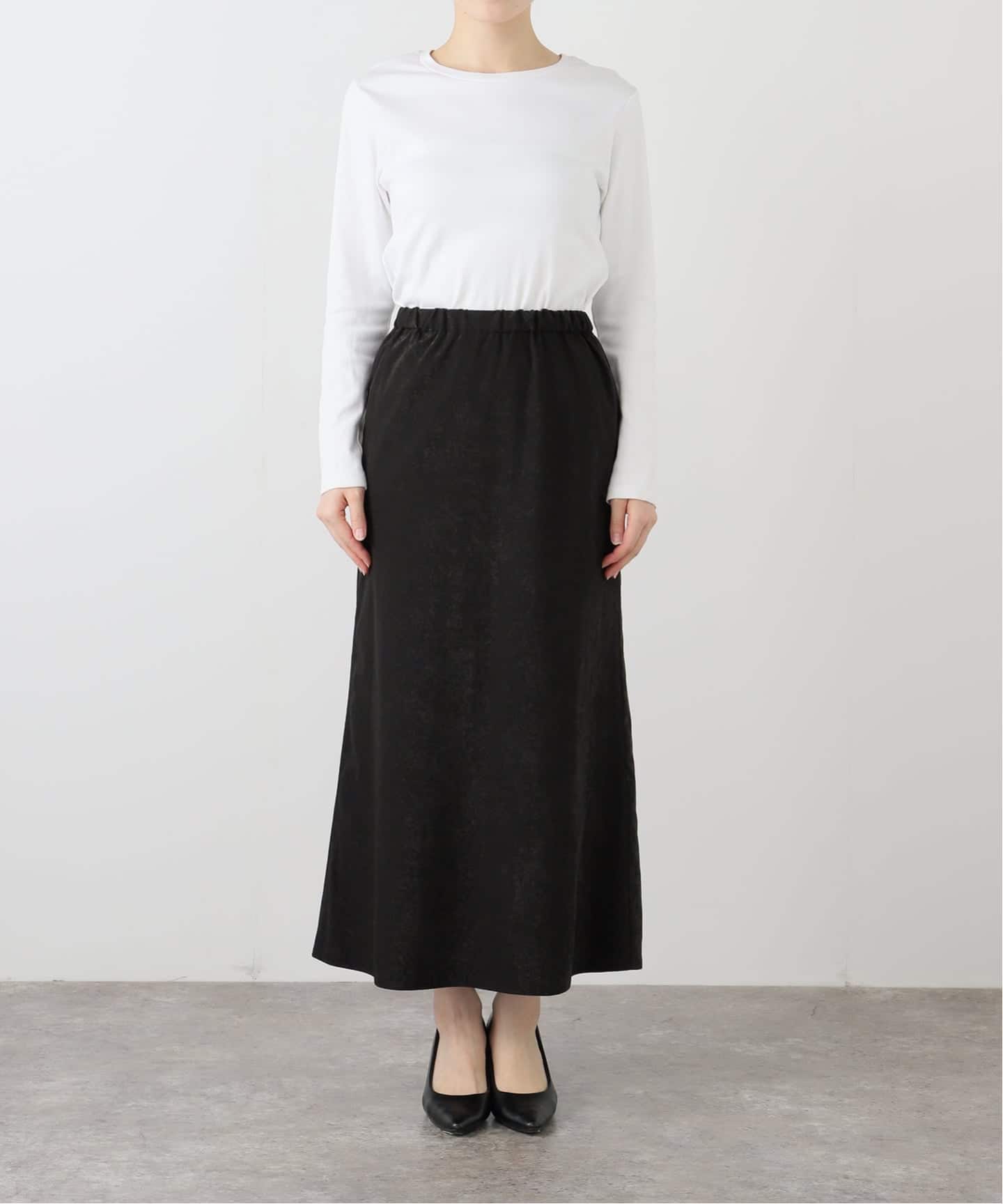 【美品】イエナスウェードライクフレアSK IENA（イエナ）の「スウェードライクフレアスカート（スカート）」 - WEAR