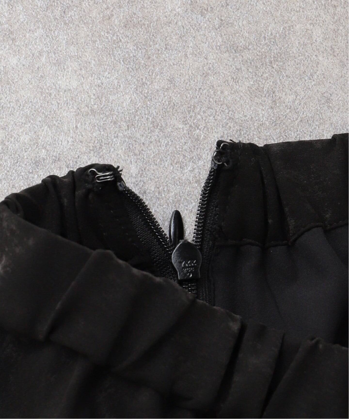 スエードライクセミフレアスカート（ロング・マキシ丈スカート