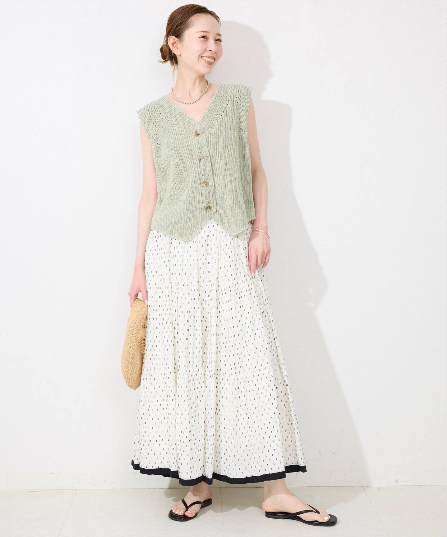 スローブ イエナ（SLOBE IENA）/TCドビーティアードスカート TCドビーティアードスカート（その他スカート）｜SLOBE IENA（スローブ