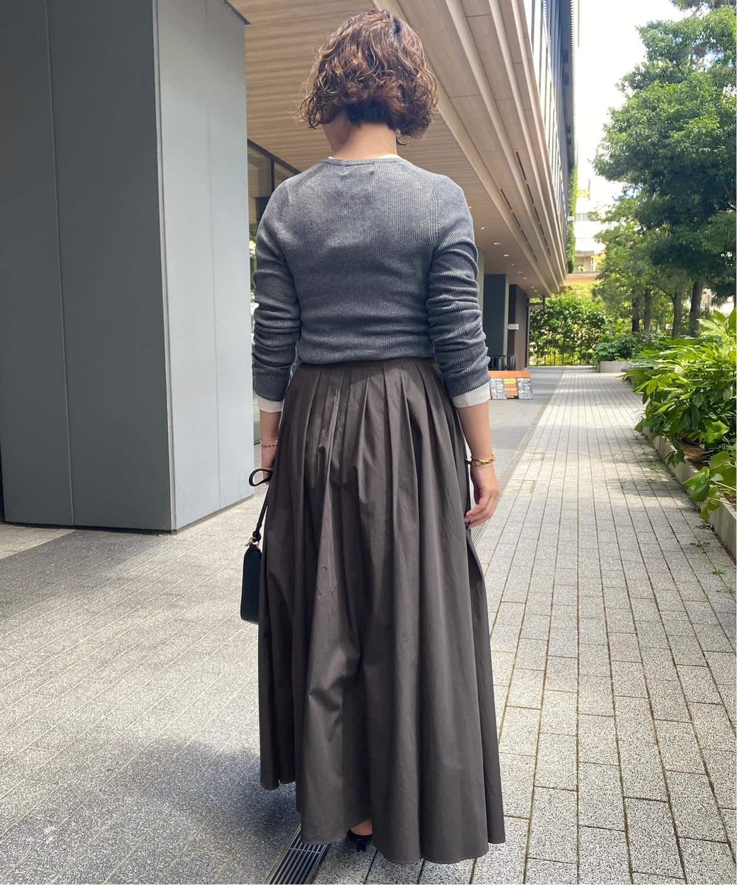 SLOBE IENA ランダムタックススカート　36サイズ SLOBE IENA(スローブイエナ)の「ギンガムチェックタフタランダム