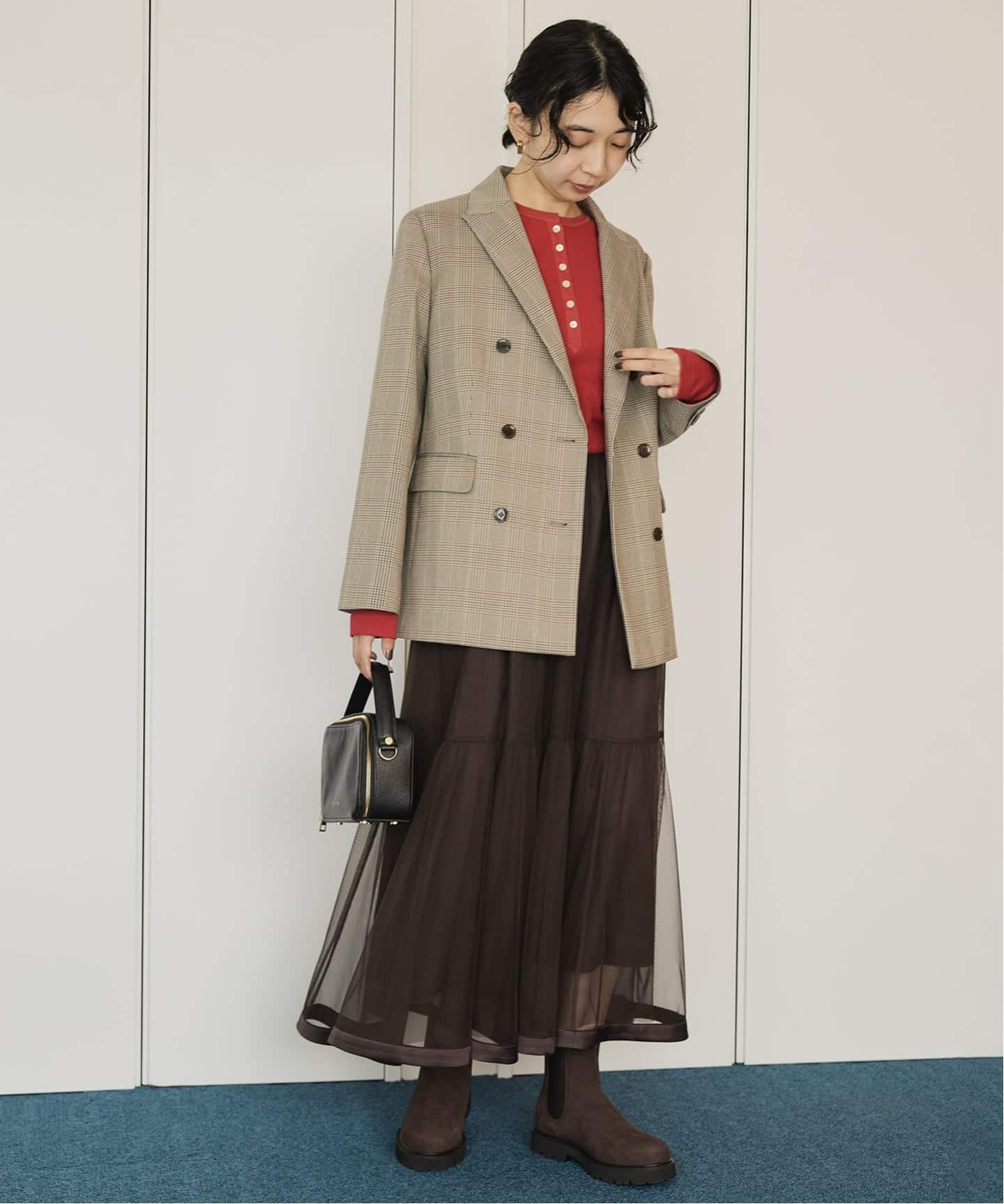 WEB限定/追加》チュールギャザースカート（その他スカート）｜SLOBE