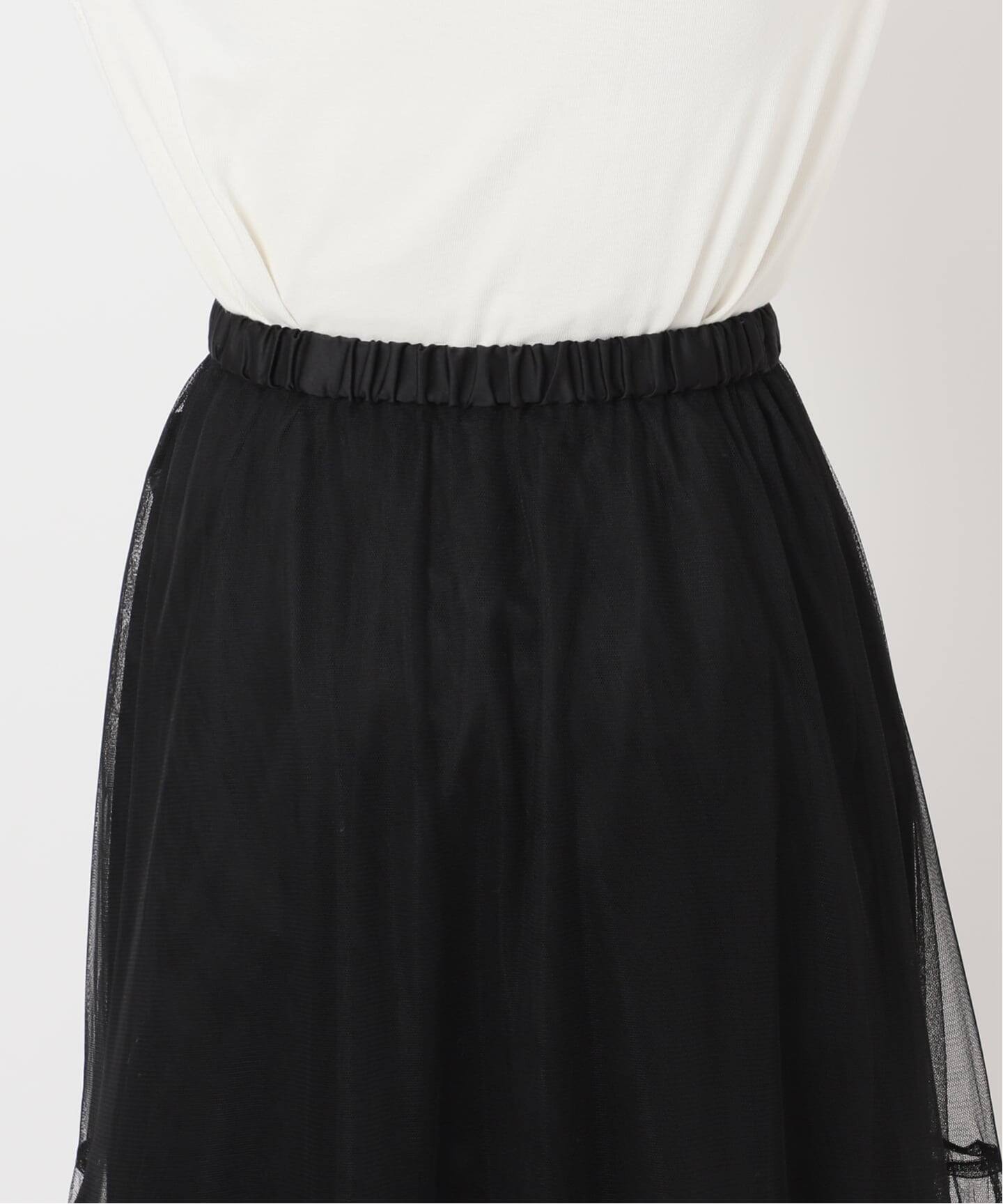 WEB限定/追加》チュールギャザースカート（その他スカート）｜SLOBE