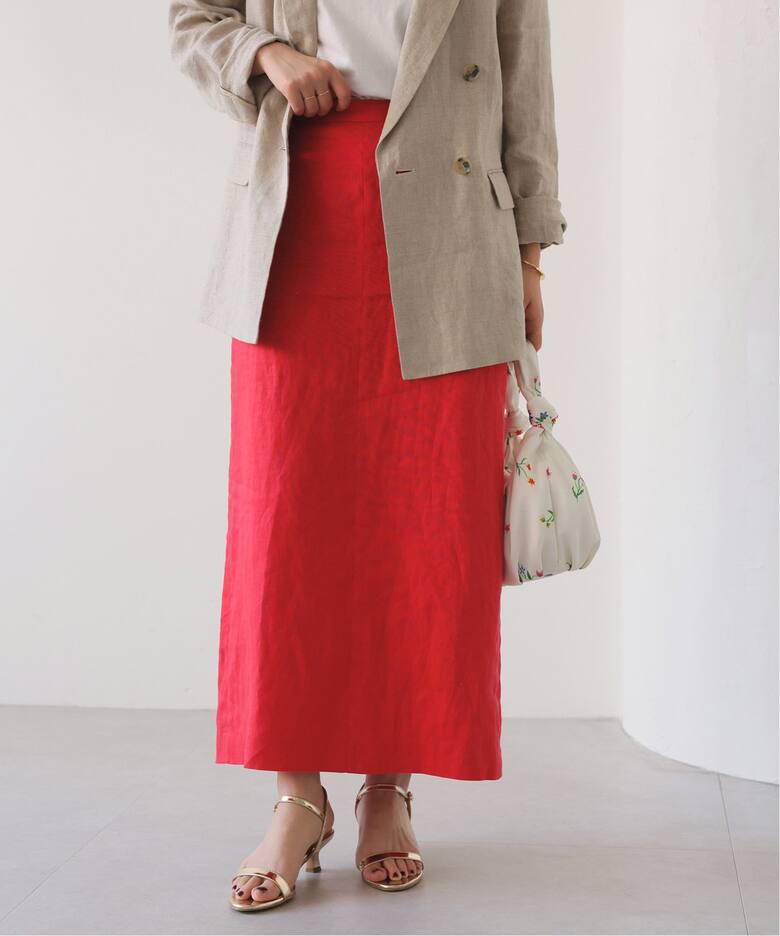 フレンチリネンタイトスカート（その他スカート）｜SLOBE IENA  