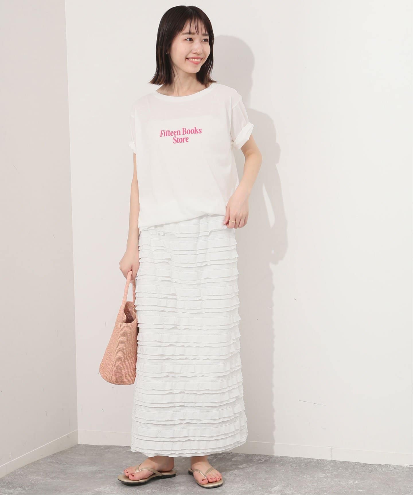 ☆新品 タグ付☆ スローブイエナ フリルカットソータイトスカート SLOBE IENA｜《WEB限定/追加3》フリルカットソータイトスカート