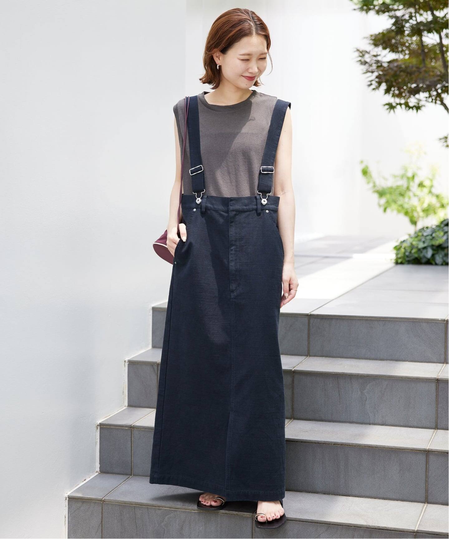 WEB限定/追加》ハイウエストジャンパースカート（その他スカート