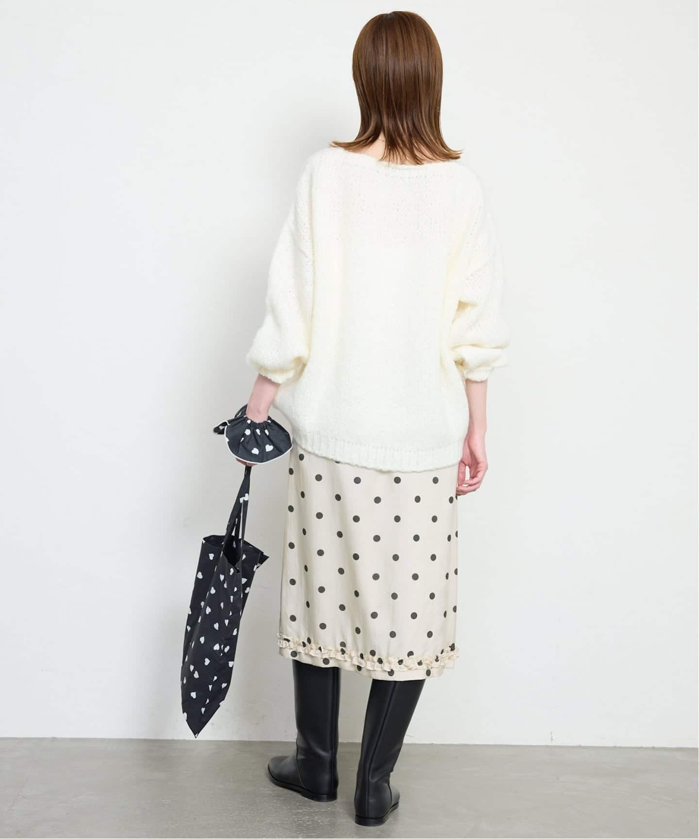 SLOBE IENA Jeu de Coeurs & Poisドットスカート Jeu de Coeurs & Pois】ドットスカート（その他スカート）｜SLOBE IENA