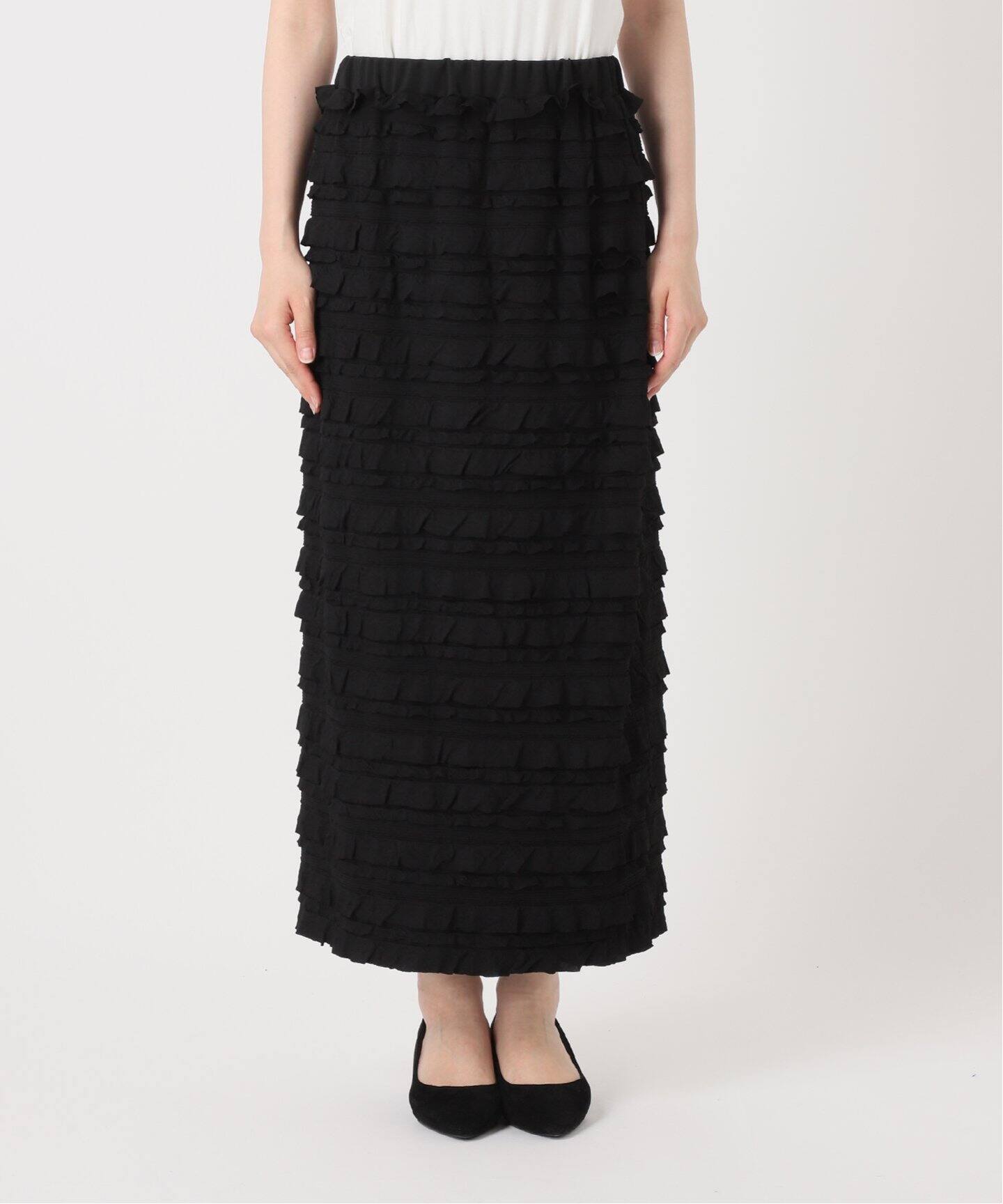 WEB限定/追加3》フリルカットソータイトスカート（その他