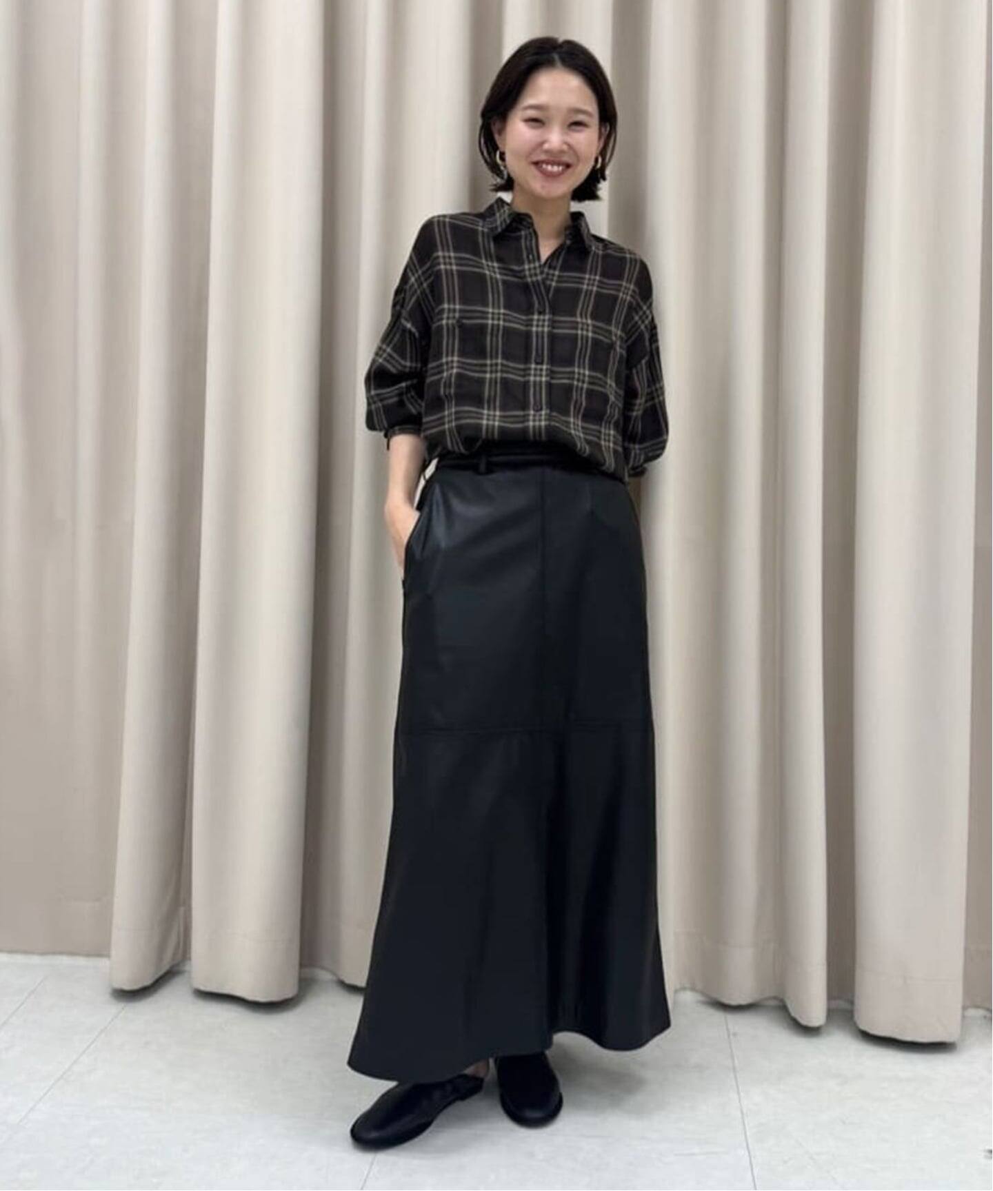 【新品未使用】SLOBE IENA フェイクレザースカート ブラック 38 セール】フェイクレザースカート（スカート）｜SLOBE IENA