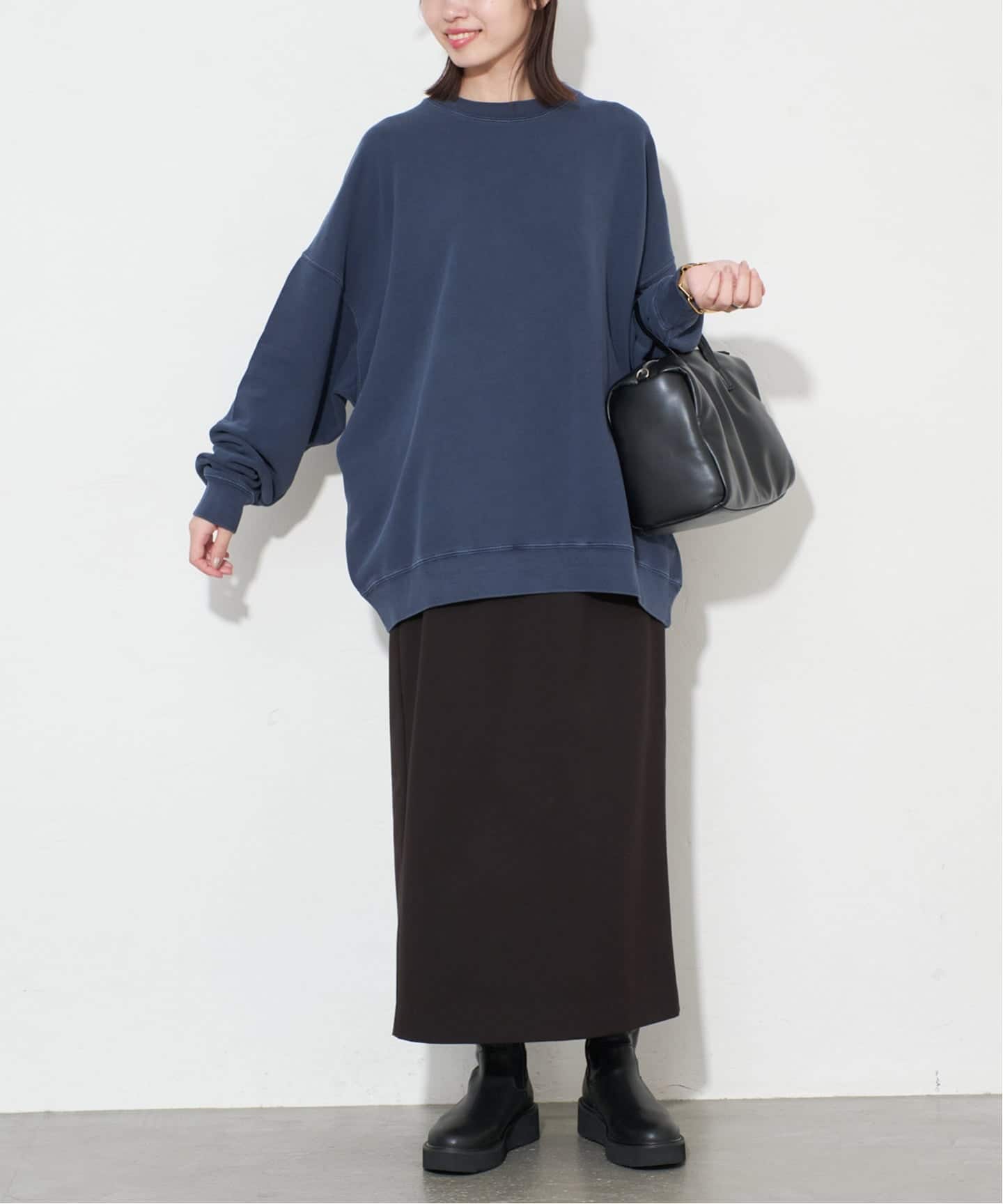 吸湿発熱/3サイズ展開》ウールミックスイージースカート（その他