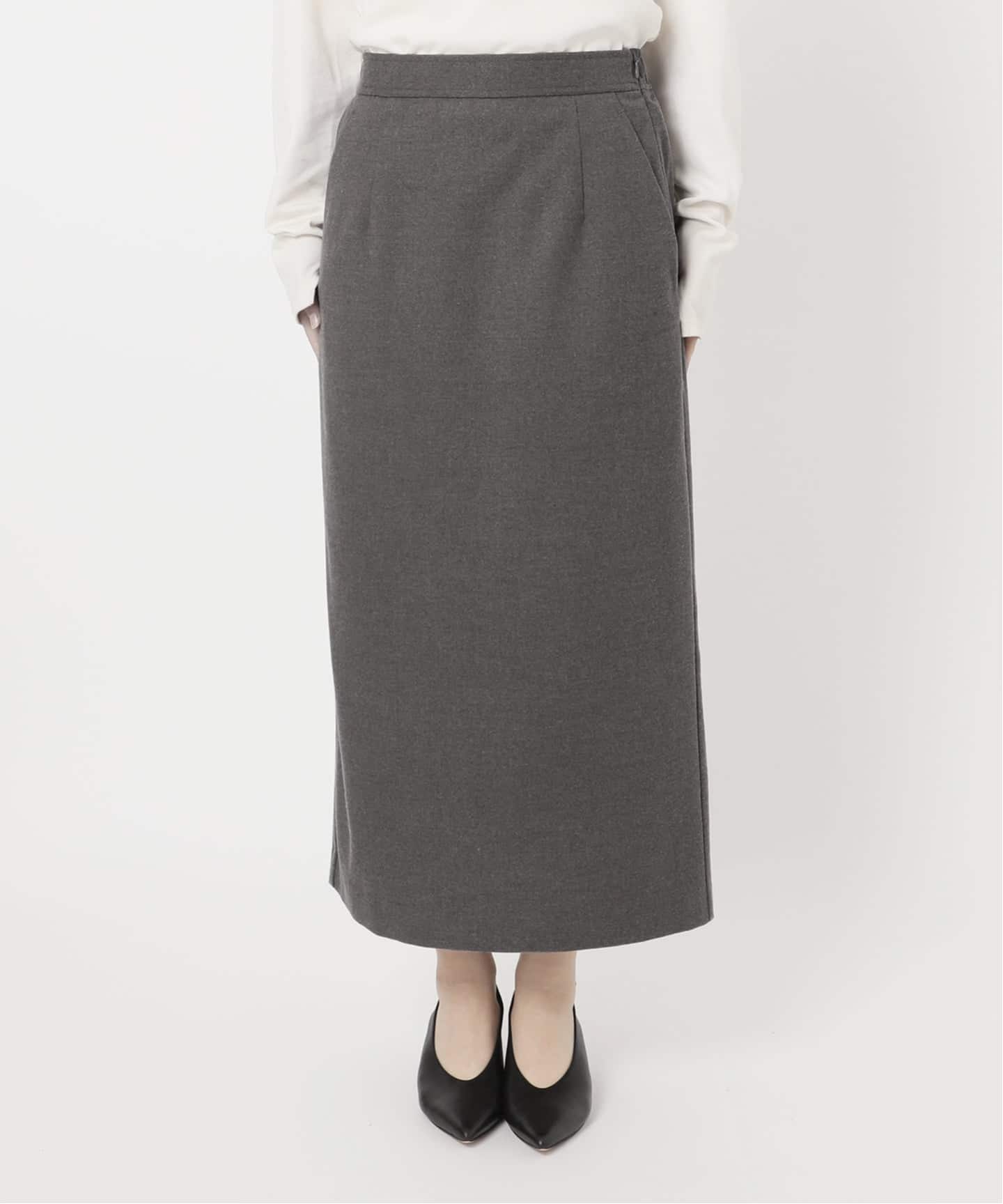 吸湿発熱/3サイズ展開》ウールミックスイージースカート（その他