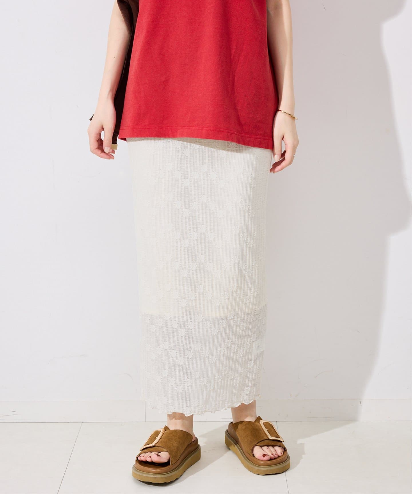 GLOWNY スカート GLOWNY/グロウニー BONES GRUNGY DENIM SKIRT スカート