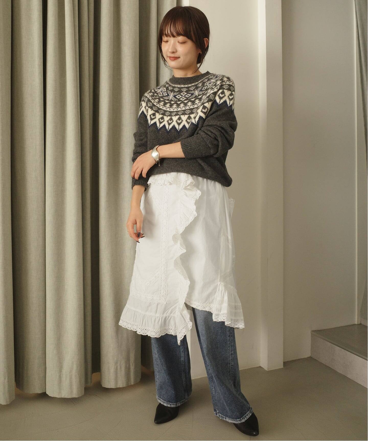 crinkle crinkle crinkle rebuild apron skirt CC-4031（その他
