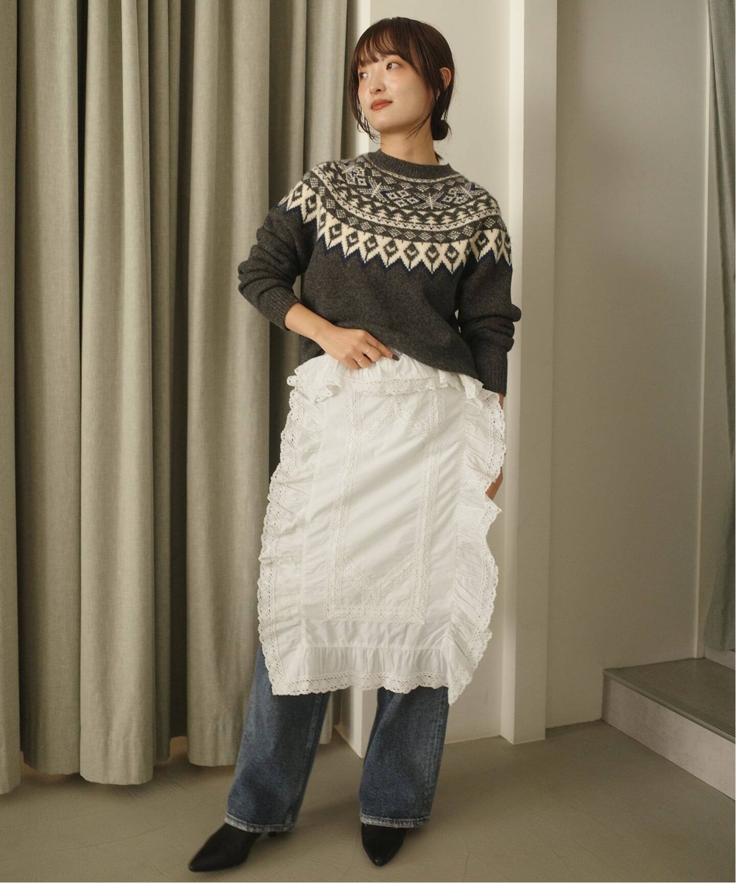 スカート crinklecrinklecrinkle rebuild apronskirt crinkle crinkle crinkle rebuild apron skirt CC-4031（その他
