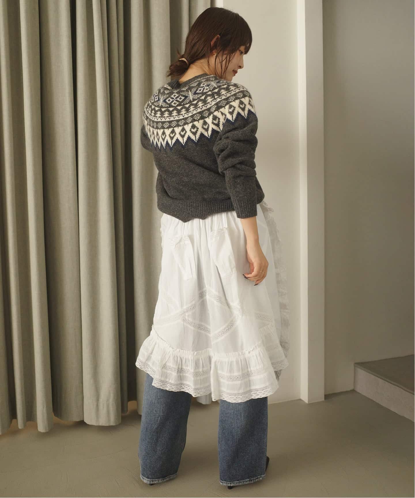 crinkle crinkle crinkle rebuild apron skirt CC-4031（その他