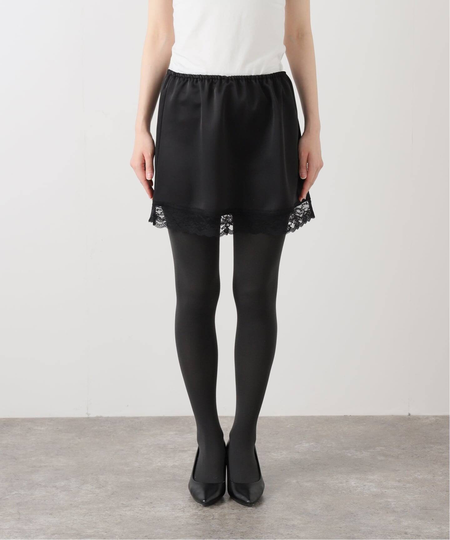 81BRANCA/ハチイチブランカ SLOBE別注 サテンレーススカート（その他