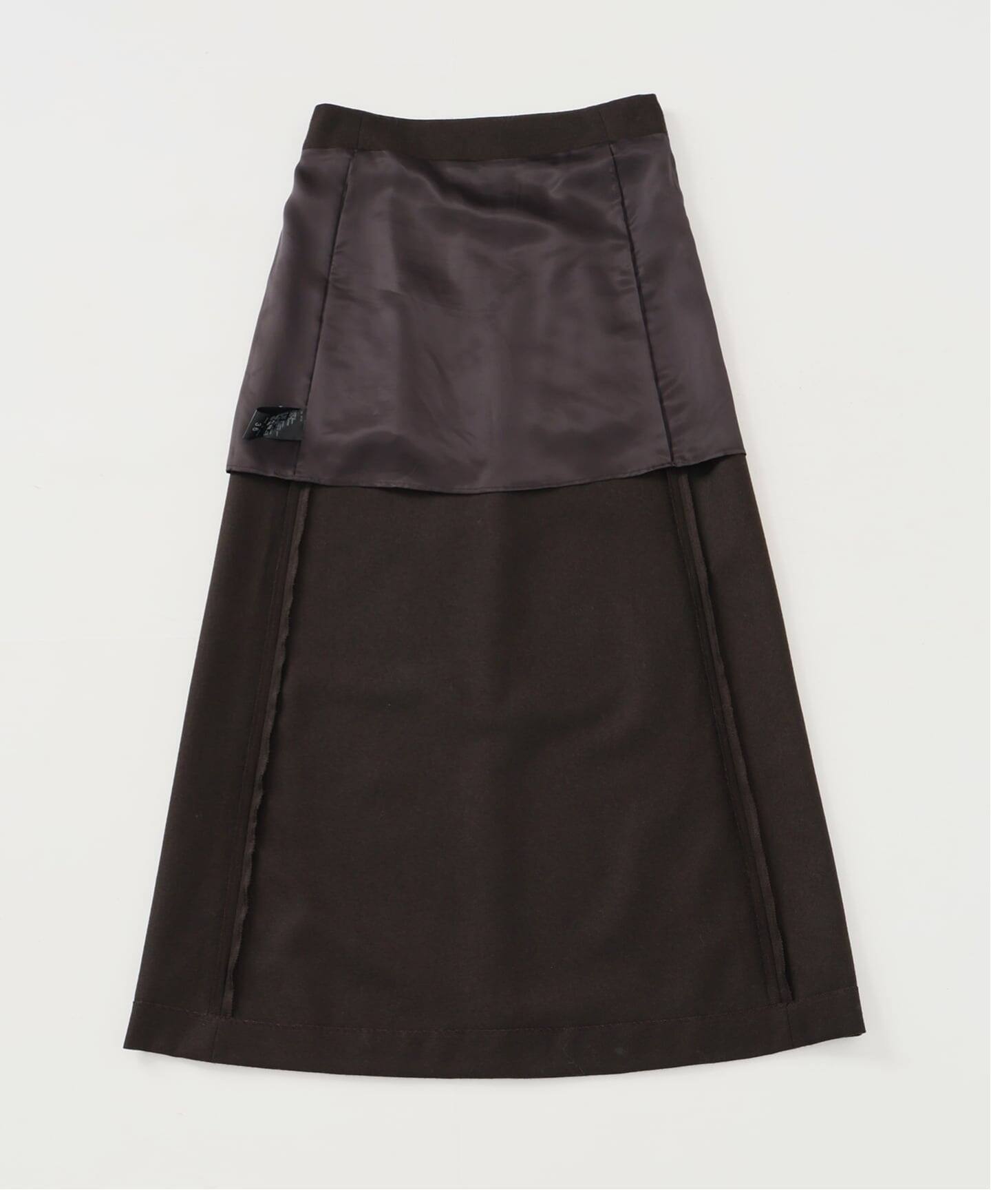 新品　IENA Iラインスカート 予約》ウールサキソニーIラインスカート（ロング・マキシ丈