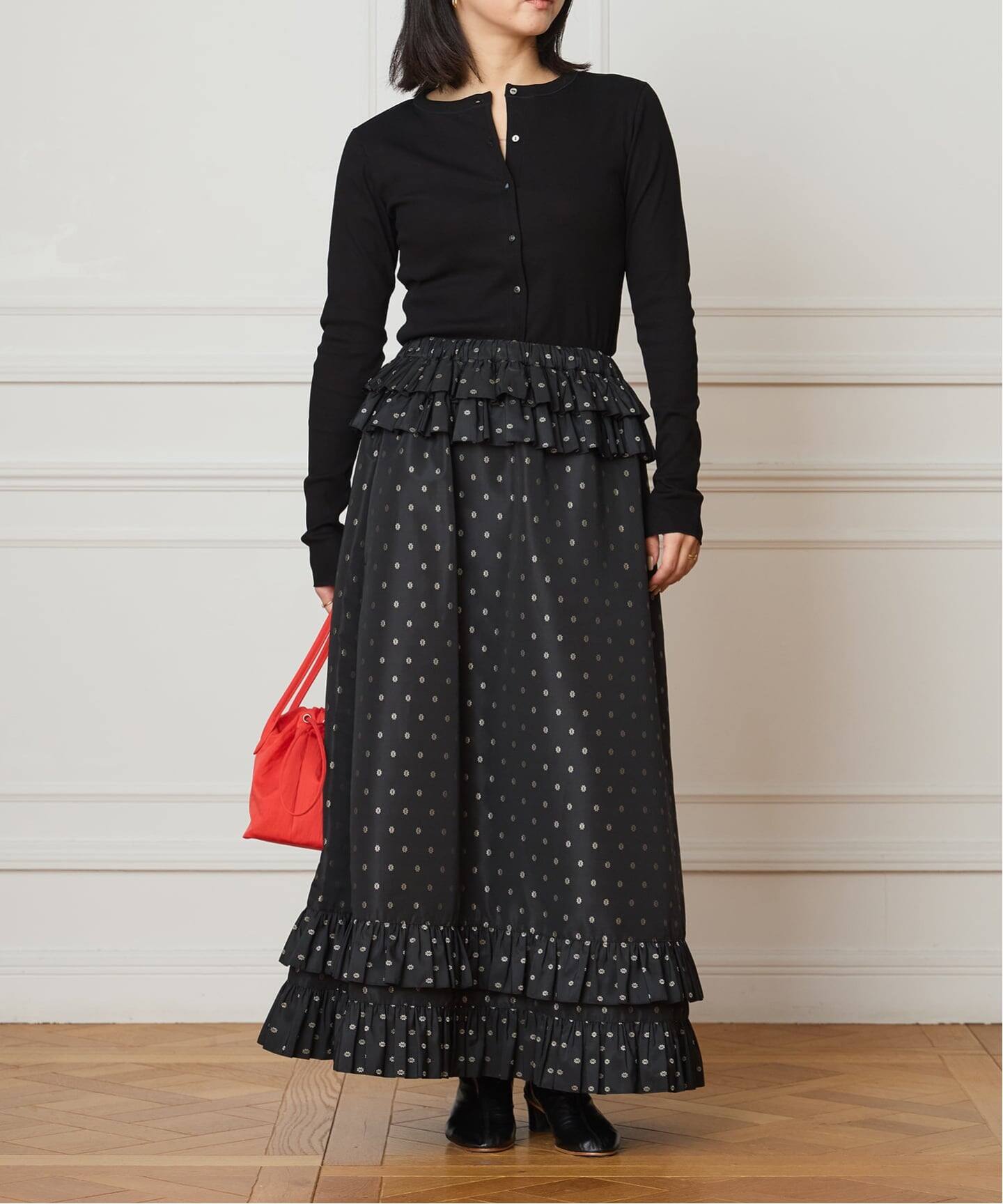 高級百貨店 IENA LA BOUCLE チュールフリルスカート 【公式通販】