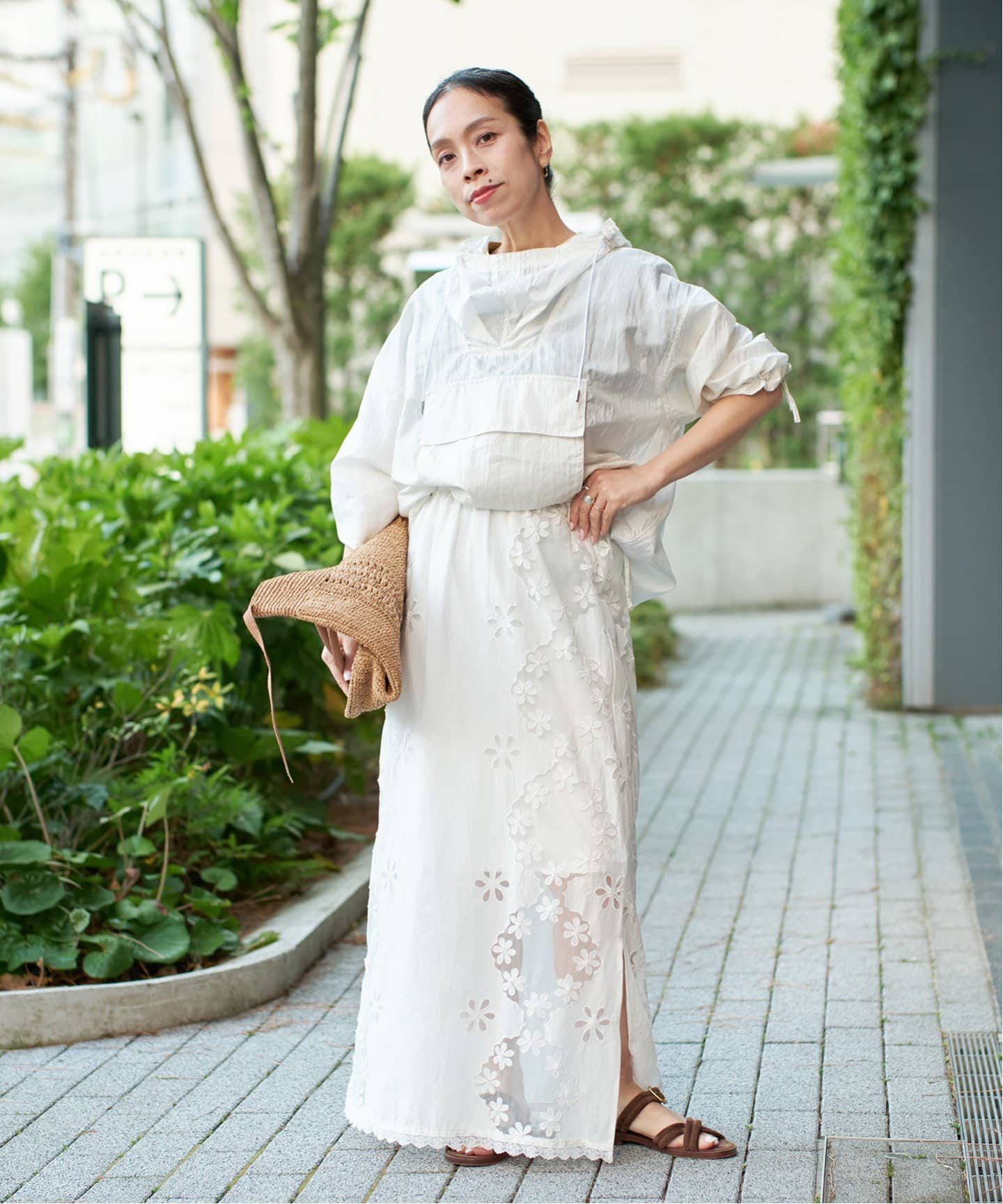iena la boucle イエナラブークル レースエンブロボイルスカート IENA LA BOUCLE レースエンブロボイルスカート（ロング・マキシ