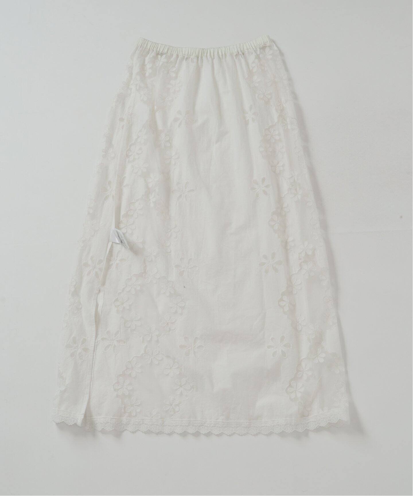 iena la boucle イエナラブークル レースエンブロボイルスカート IENA LA BOUCLE レースエンブロボイルスカート（ロング・マキシ