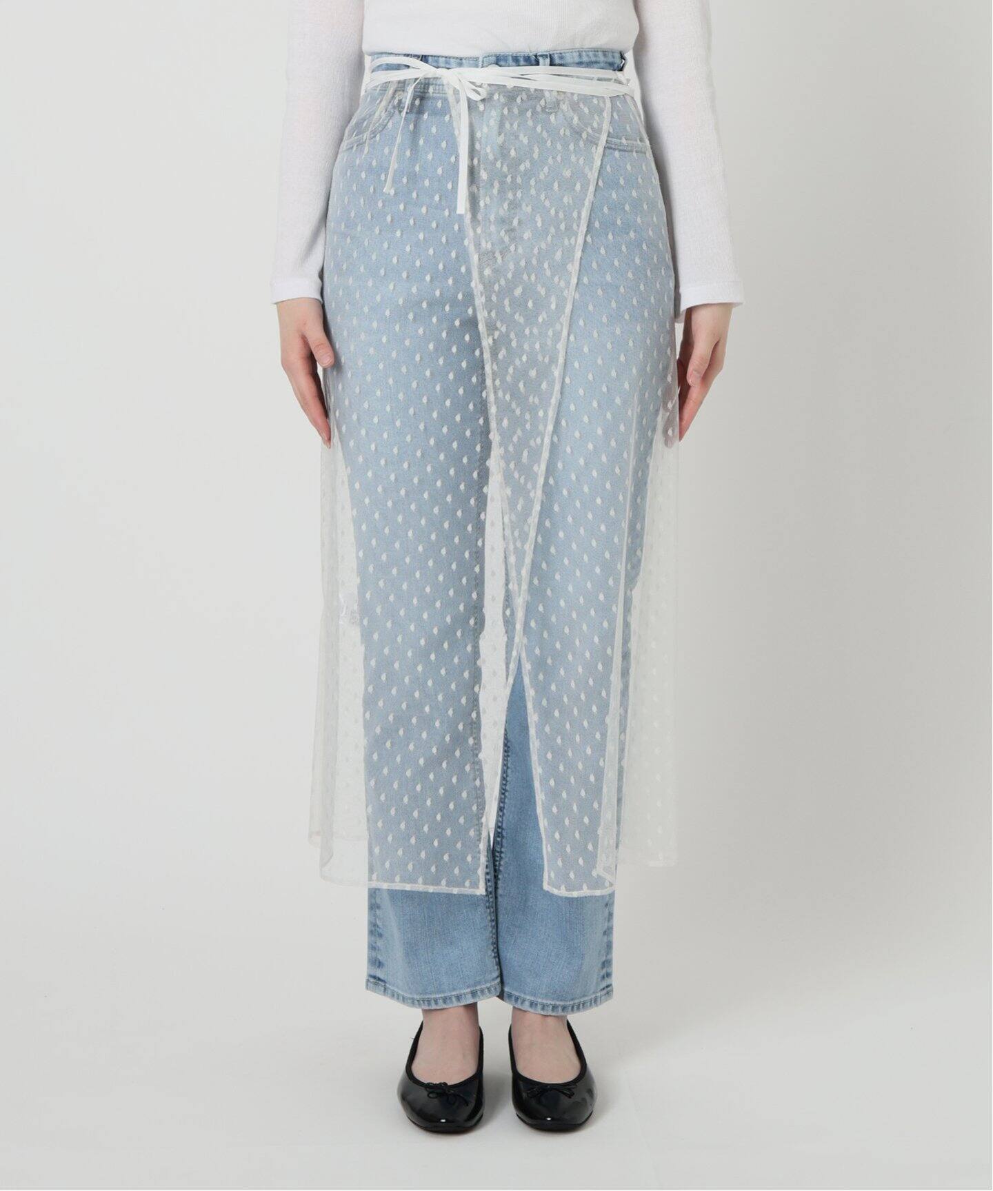 美品❣️ IENA LA BOUCLE WOOL BIGリボンスカート 黒 40 IENA LA  