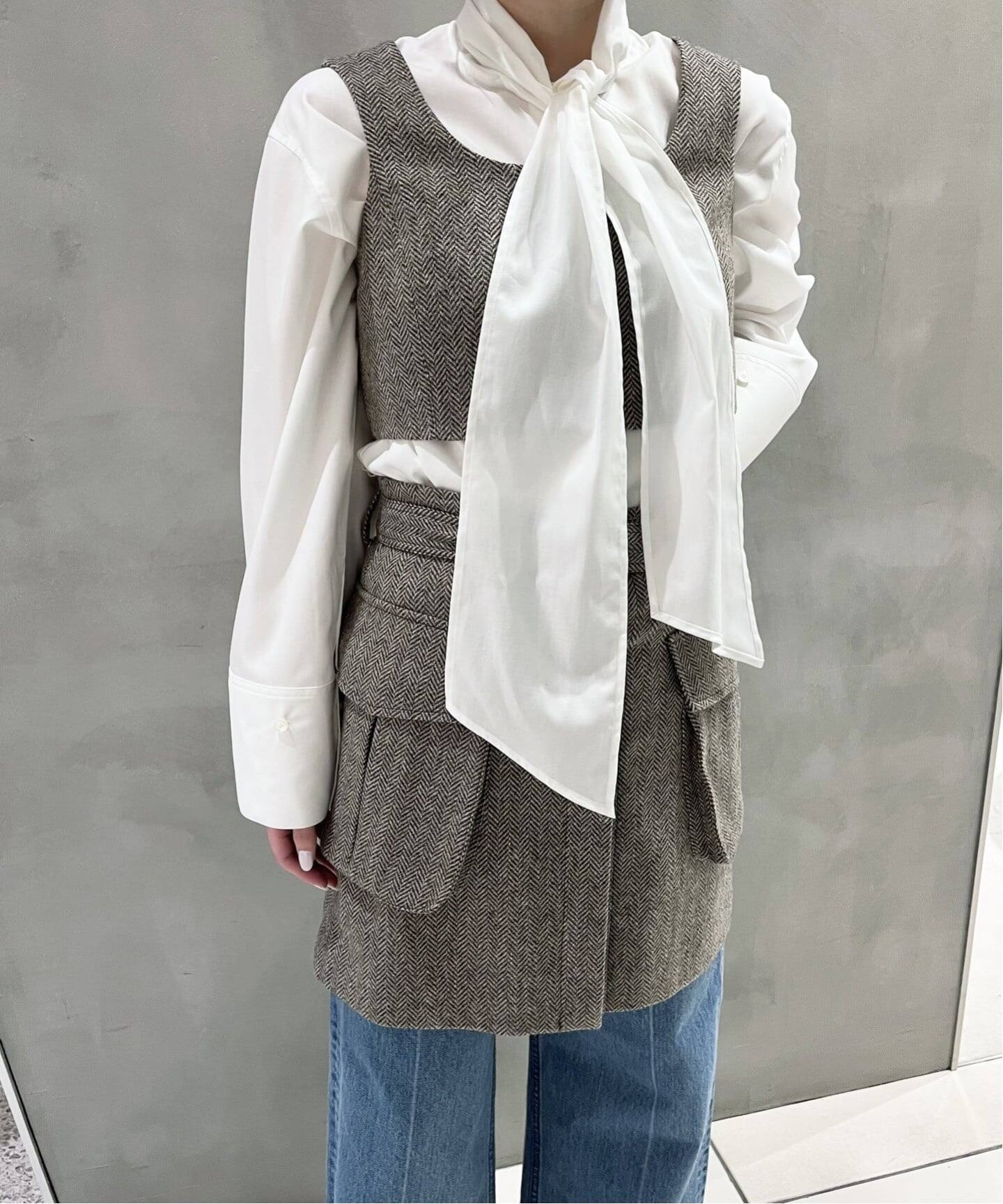 IENA LA BOUCLE ヘリンボーンミニスカート（ミニスカート）｜IENA