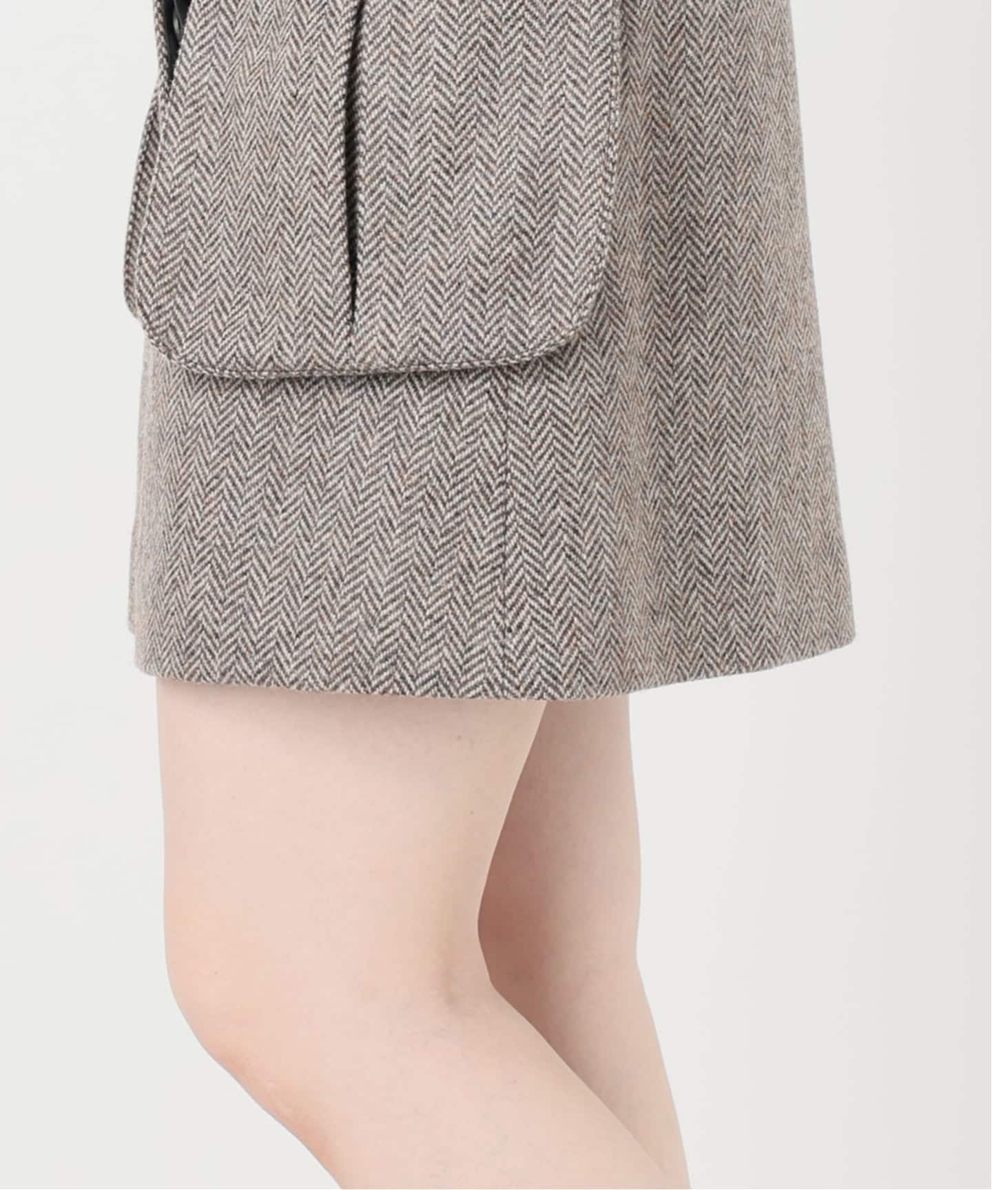 IENA LA BOUCLE ヘリンボーンミニスカート（ミニスカート）｜IENA