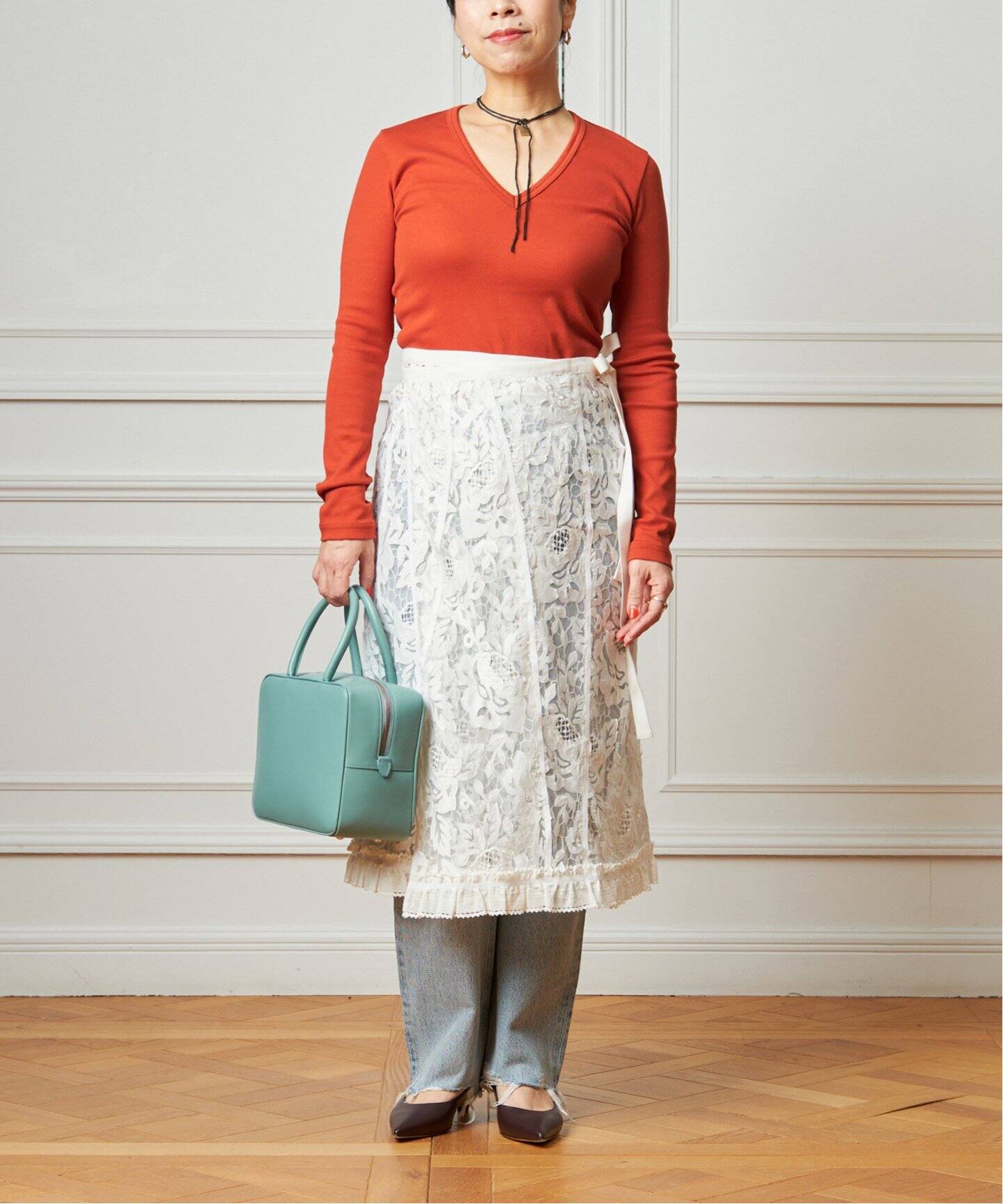 IENA LA BOUCLE チュールレースラップスカート（その他スカート 
