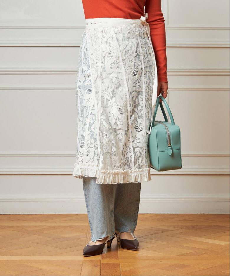 IENA LA BOUCLE チュールレースラップスカート（その他スカート  