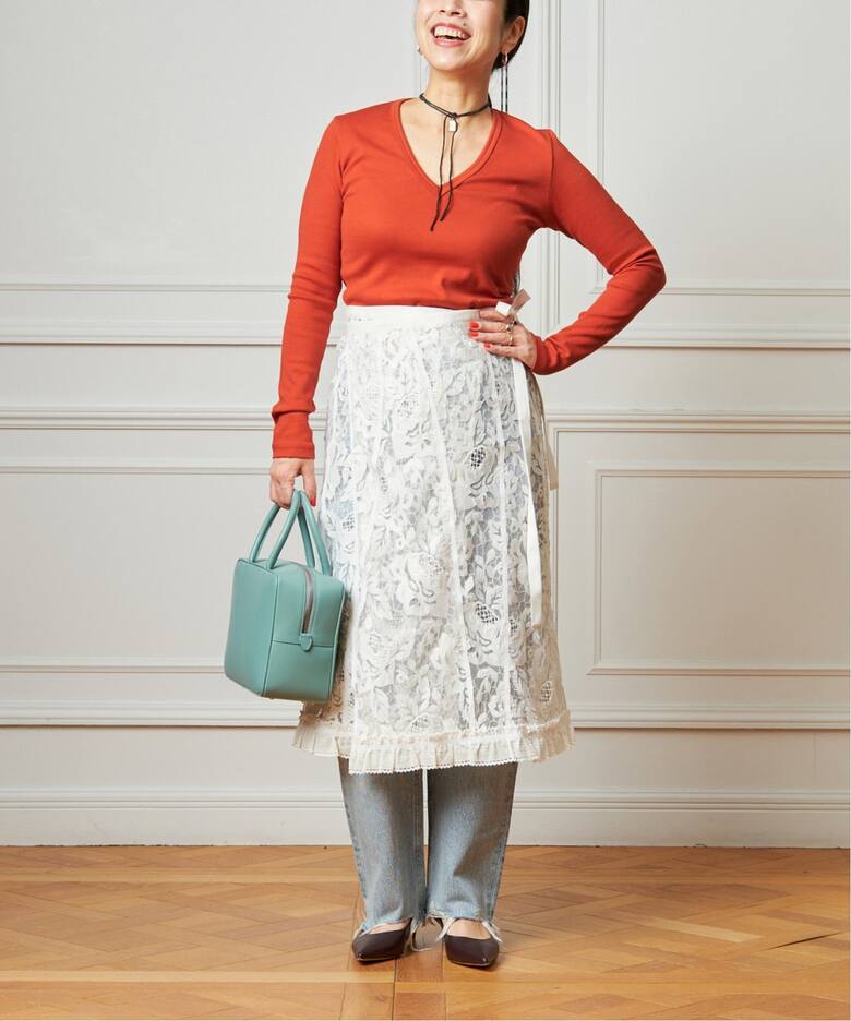 IENA LA BOUCLE チュールレースラップスカート（その他スカート  