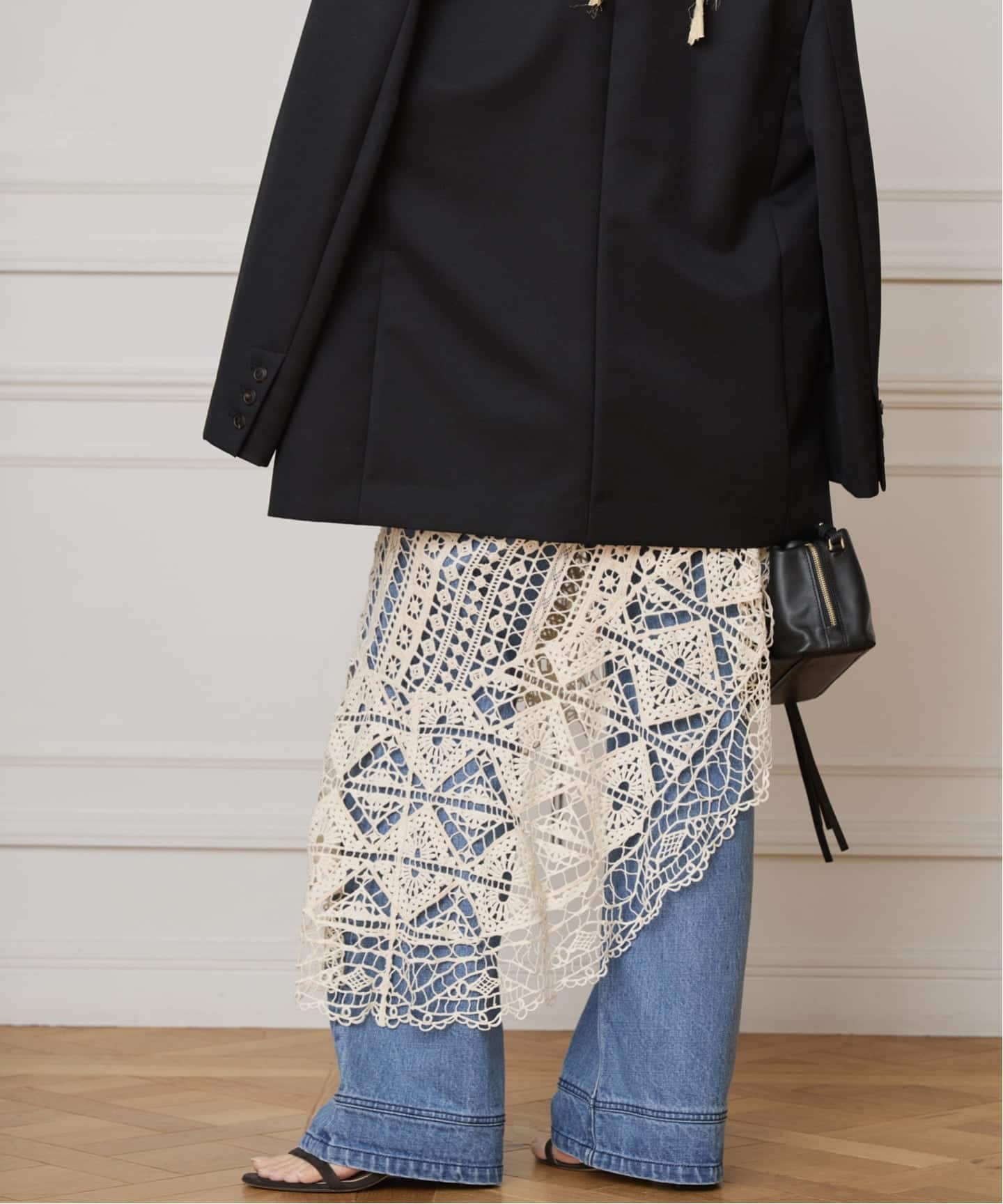 アシメレースラップスカート（その他スカート）｜IENA（イエナ）の通販