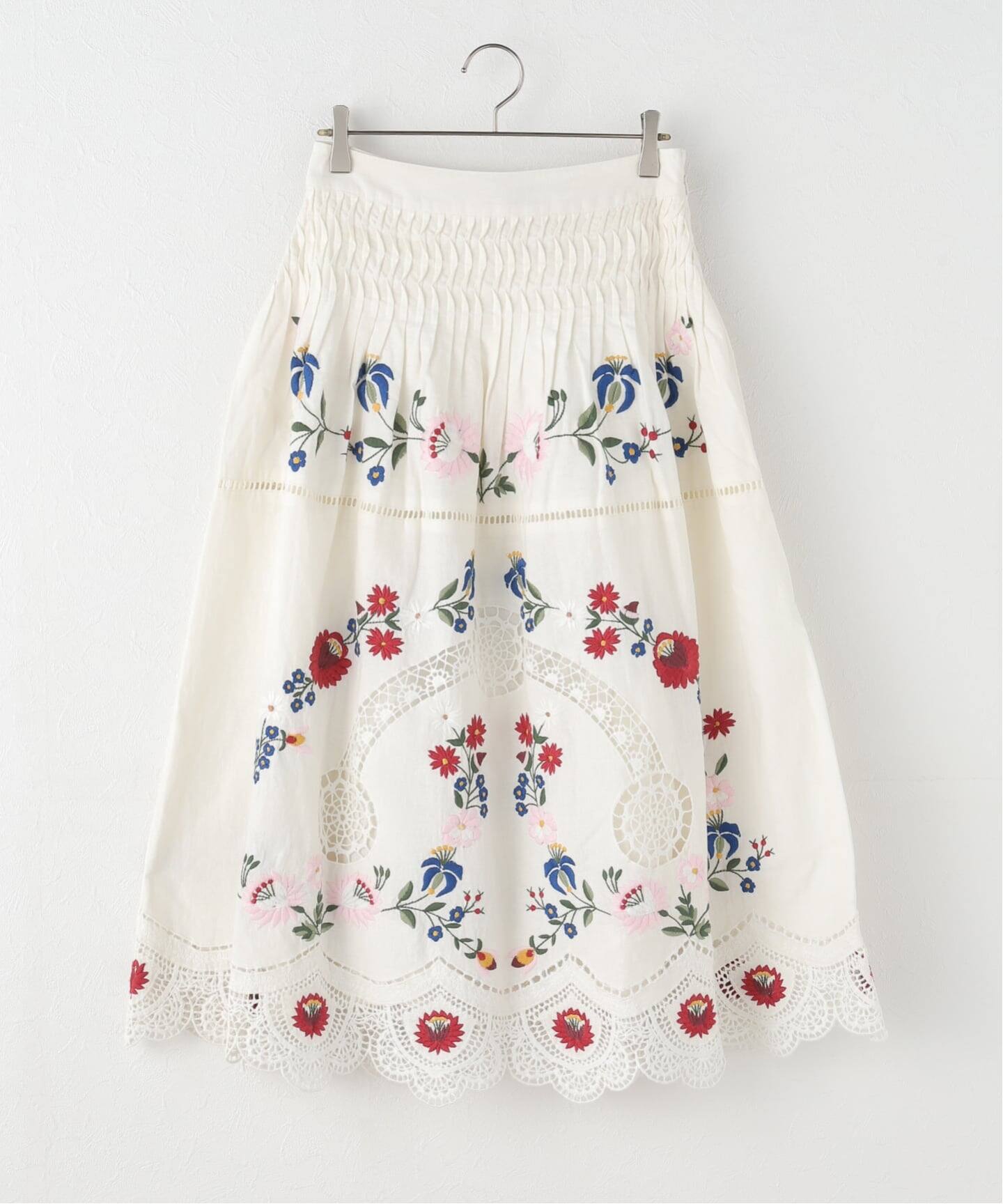 SEA NEW YORK/シー ニューヨーク CELIA EMBROIDERY MIDI SKIRT