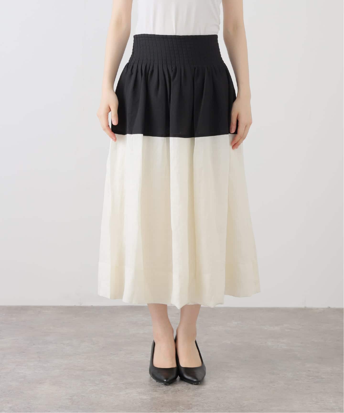 SEA NEW YORK/シー ニューヨーク NICOLA RAMIE MIDI SKIRT PF25