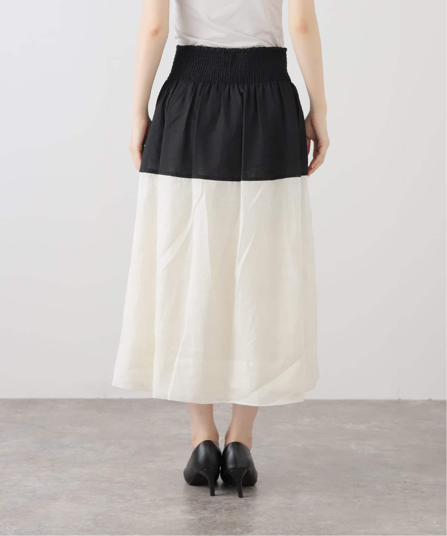 シーニューヨーク Sea NEW YORK スカート スリット ロング SALE] SEA PUNCH SLIT SKIRT