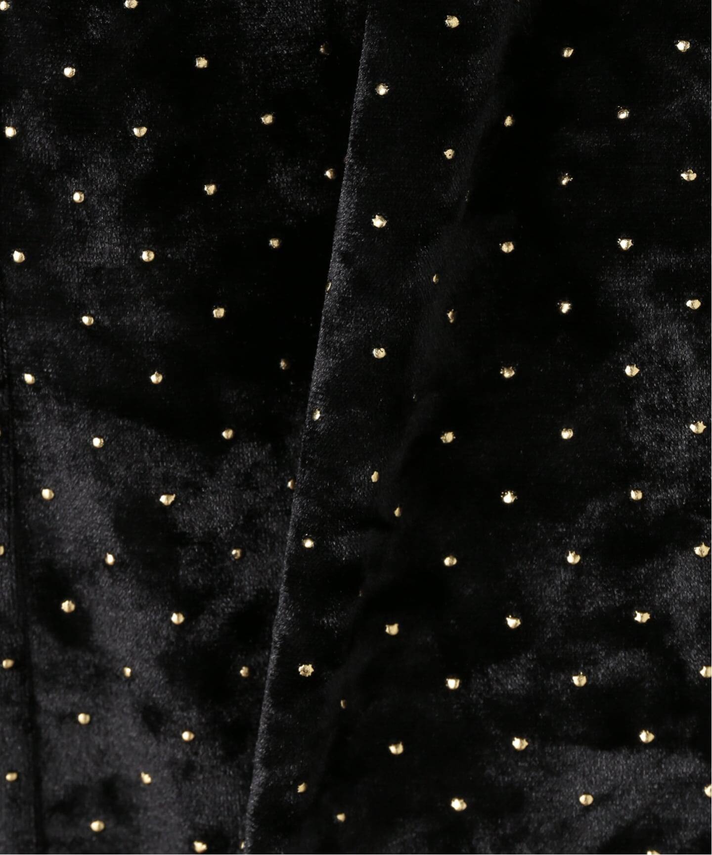 SIMONE WILD/シモーネ ワイルド STUD VELVET LOW-WAIST LONG スカート 