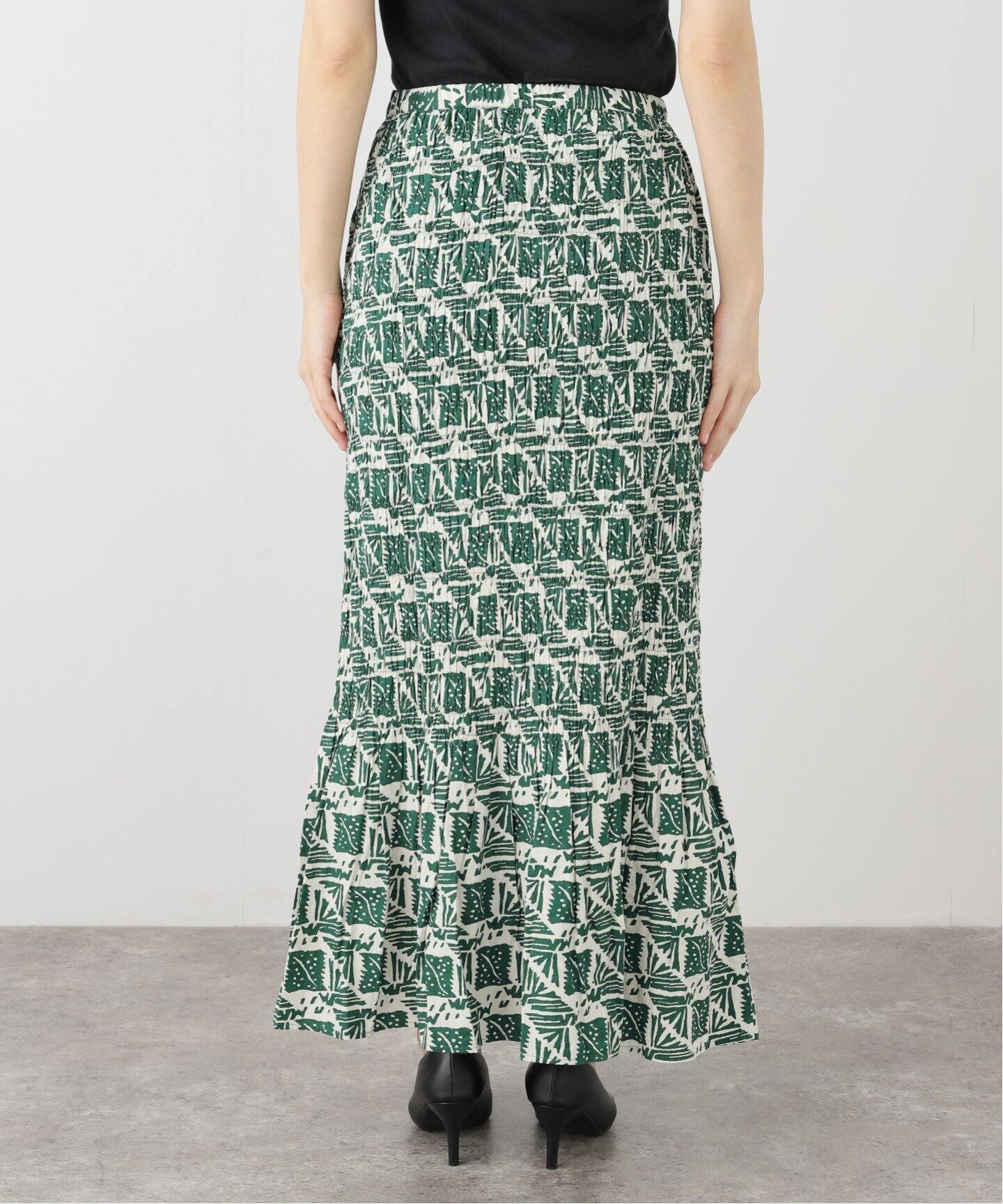 sara mallika/サラマリカ SHIRRING スカート 020351SM5（ロング  