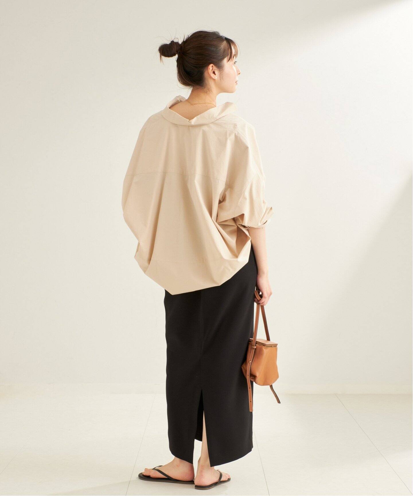 Plage 25SS I Line スカート ベージュ38 Sheer Iラインスカート（ロング・マキシ丈スカート）｜Plage