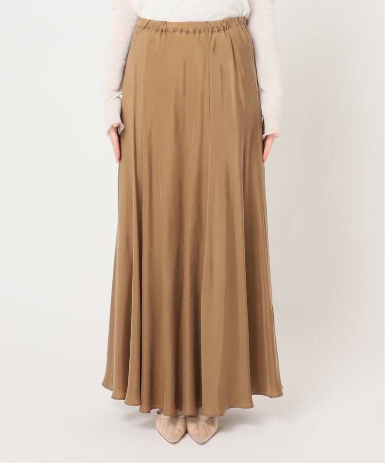 追加》Washable Fibril ロングスカート（ロング・マキシ丈スカート  