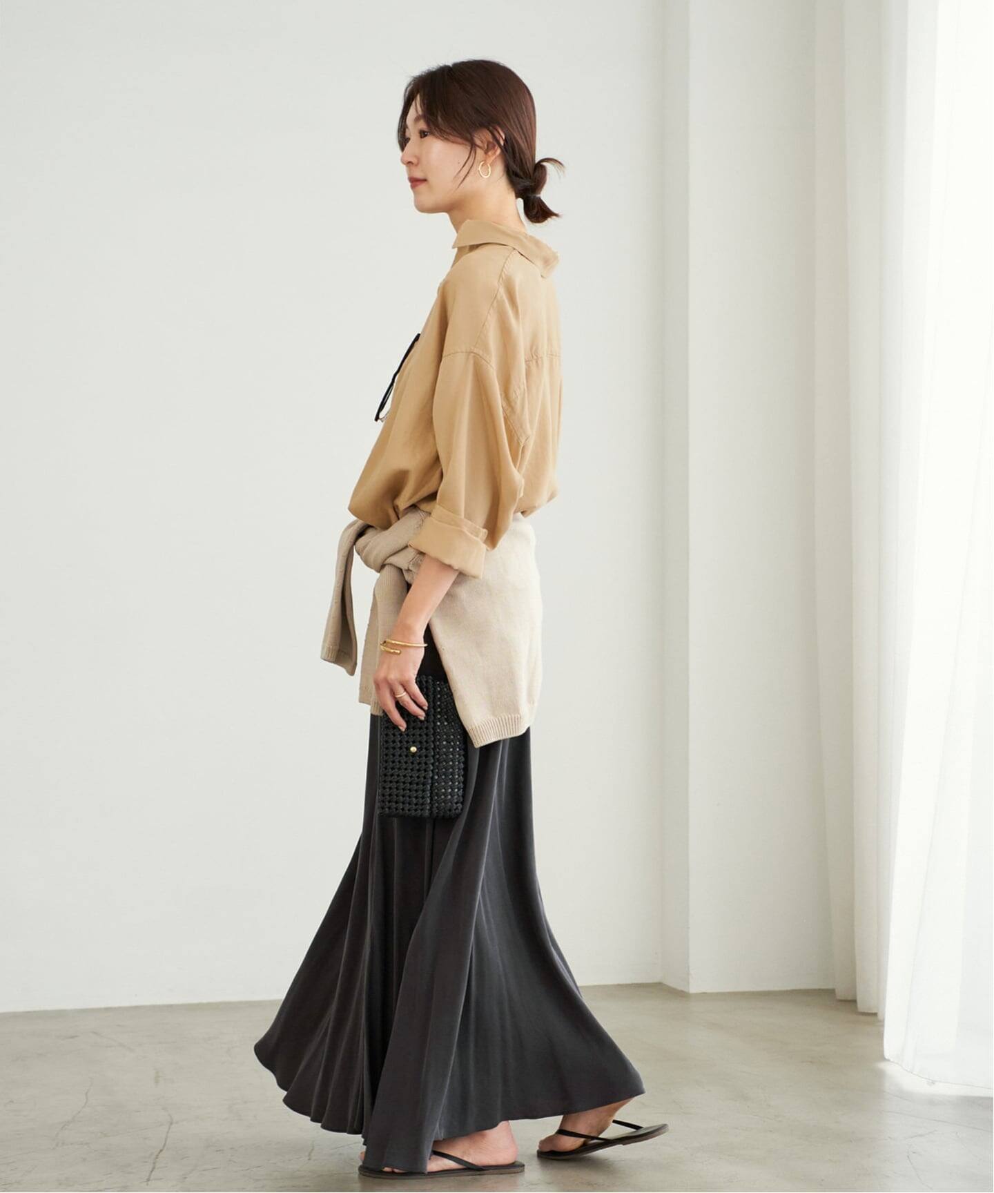 plage/プラージュ Washable Fibril ロンぐスカート WEB限定追加》Washable Fibril ロングスカート（ロング・マキシ丈