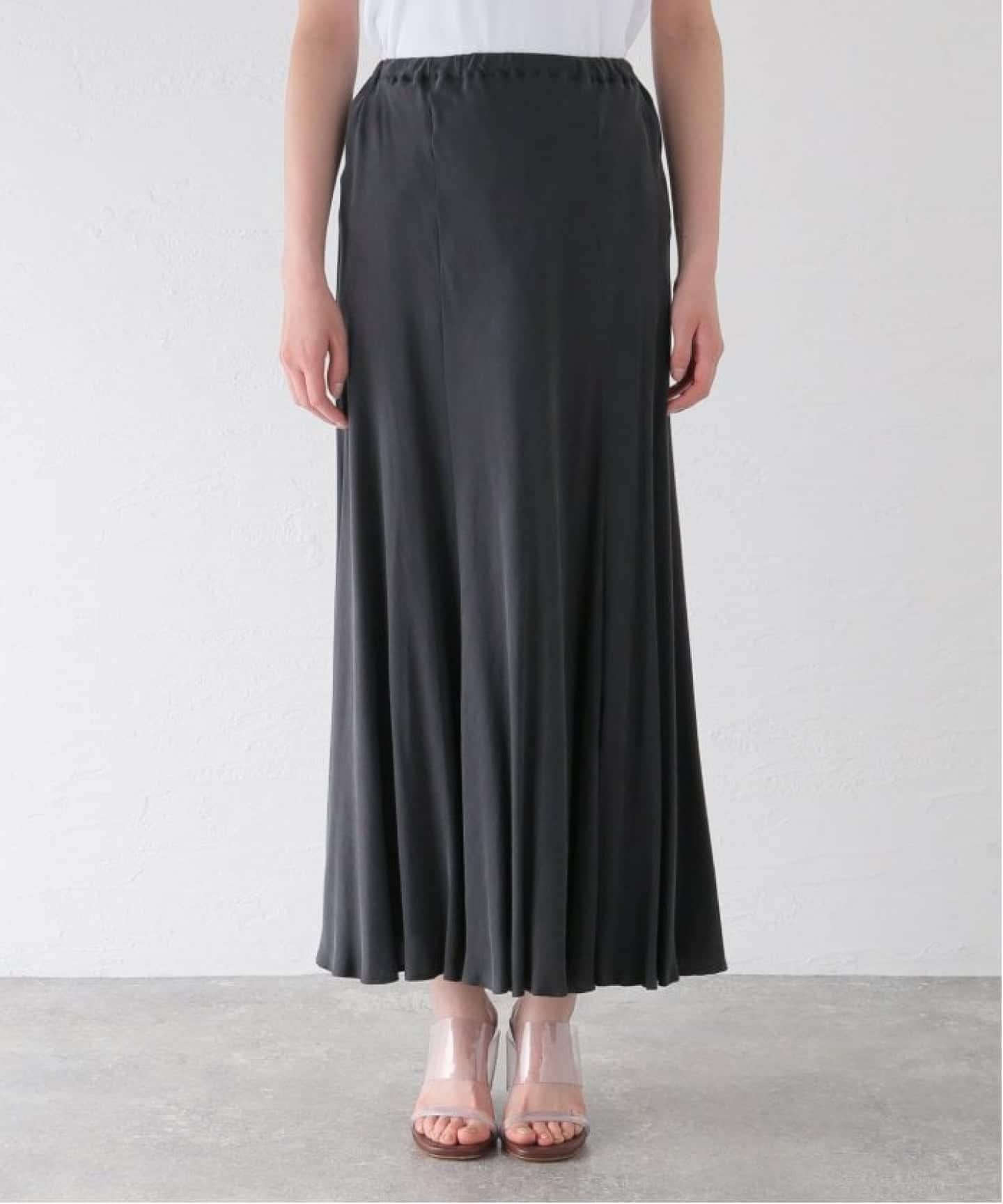 WEB限定追加予約》Washable Fibril ロングスカート（ロング・マキシ丈