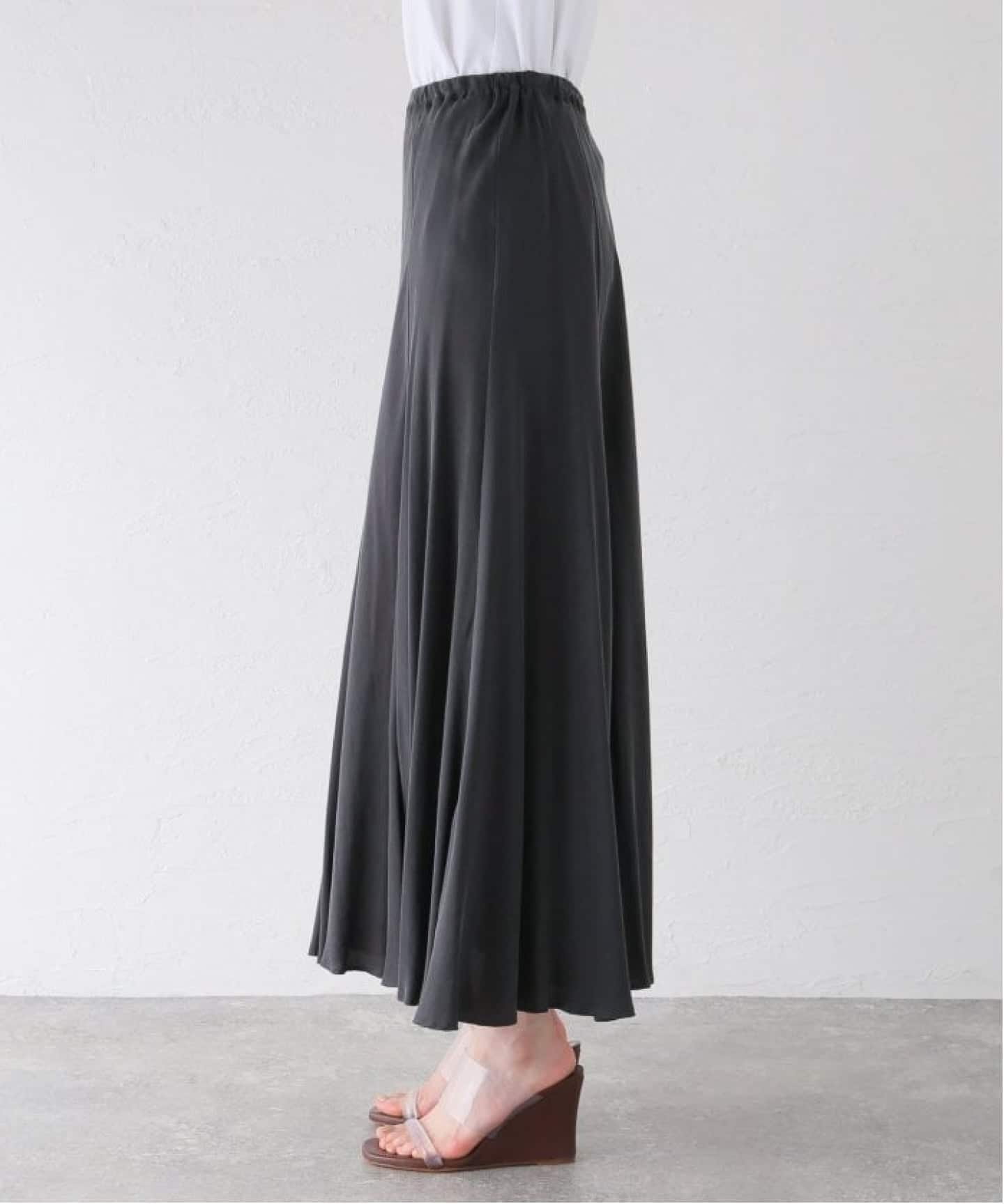 【新品未使用】Plage　Washable Fibril ロングスカート クロ WEB限定追加》Washable Fibril ロングスカート 4（ロング・マキシ丈