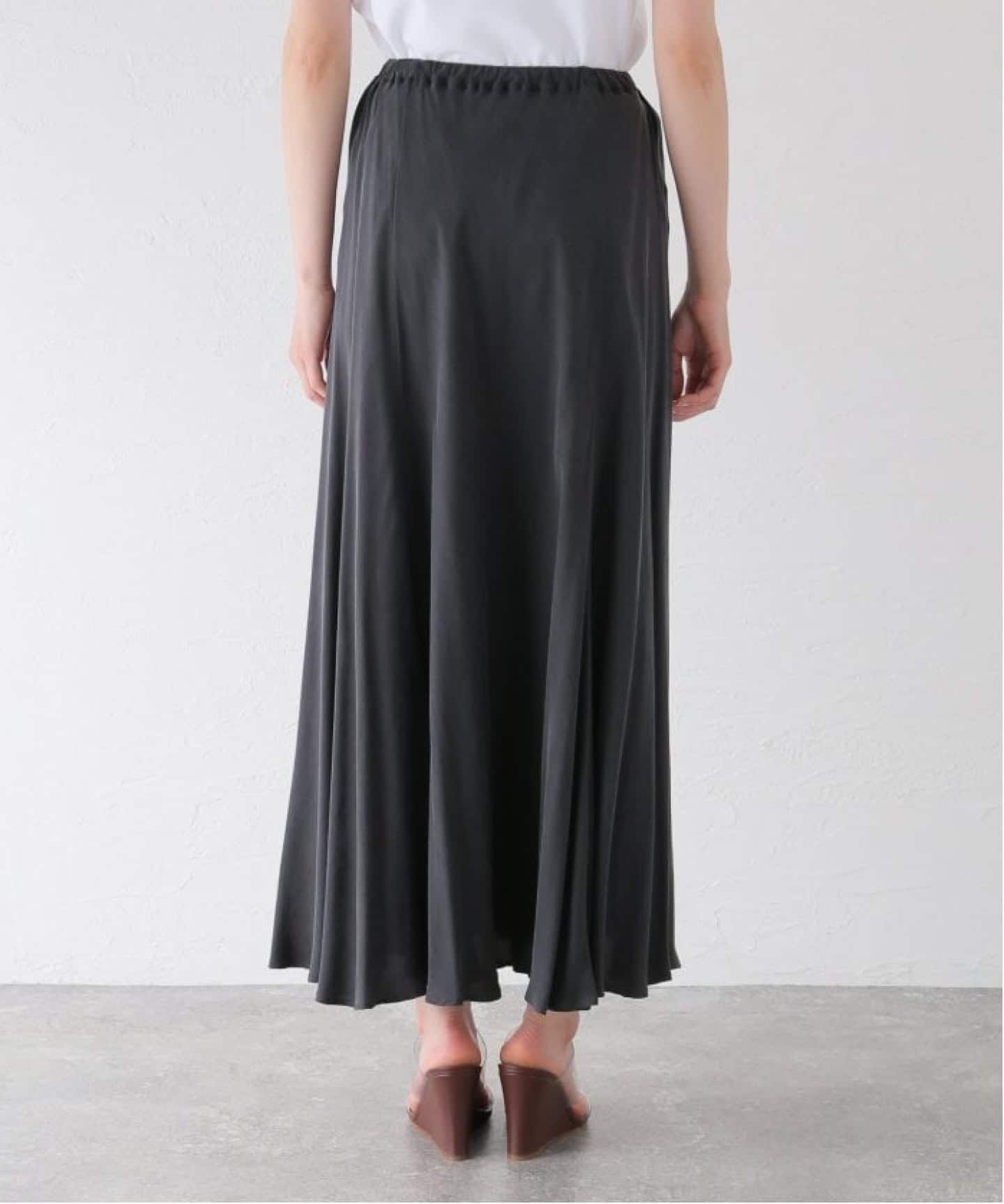 WEB限定追加予約》Washable Fibril ロングスカート（ロング・マキシ丈