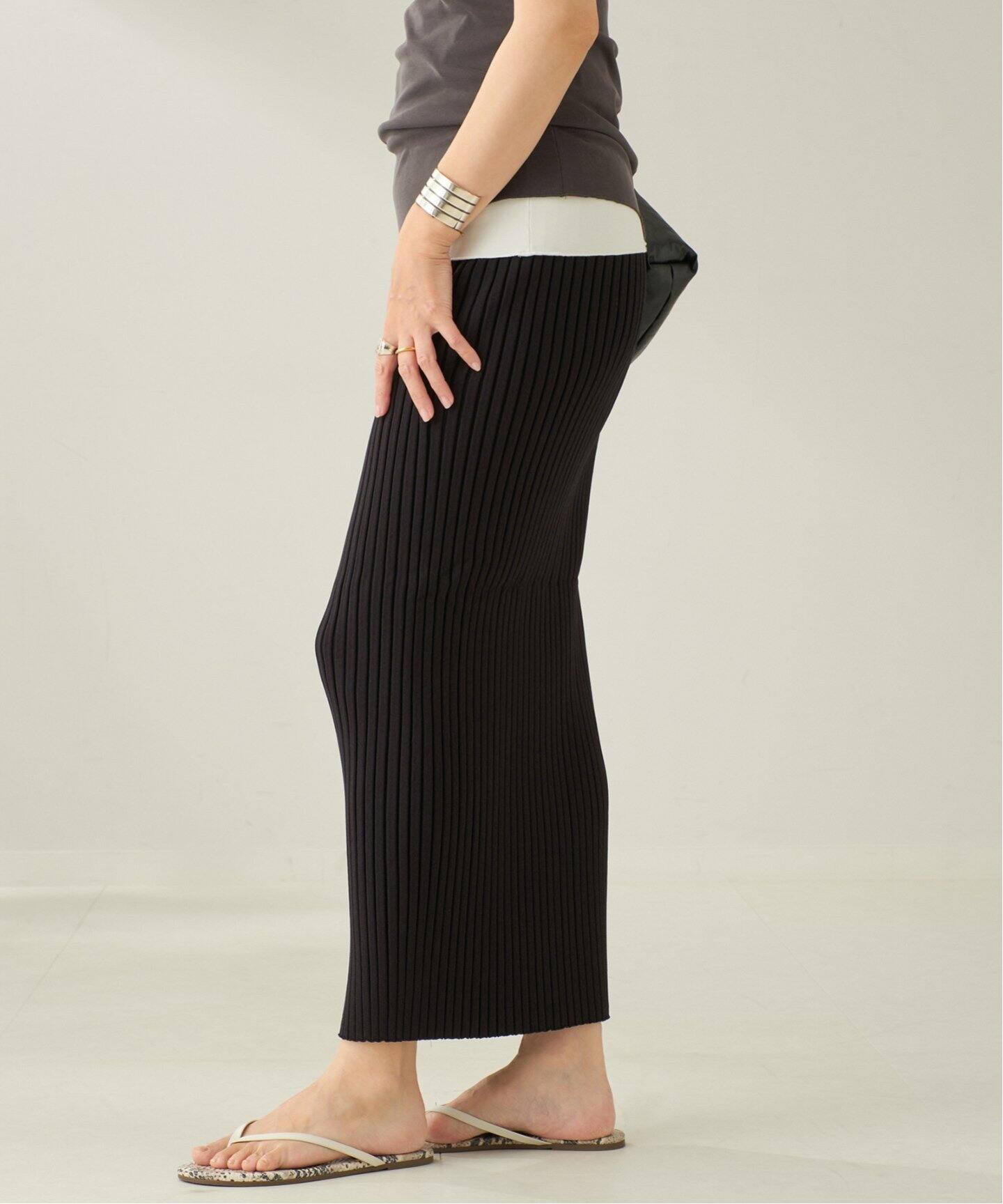 Wide Rib Knit スカート（その他スカート）｜Plage（プラージュ）の
