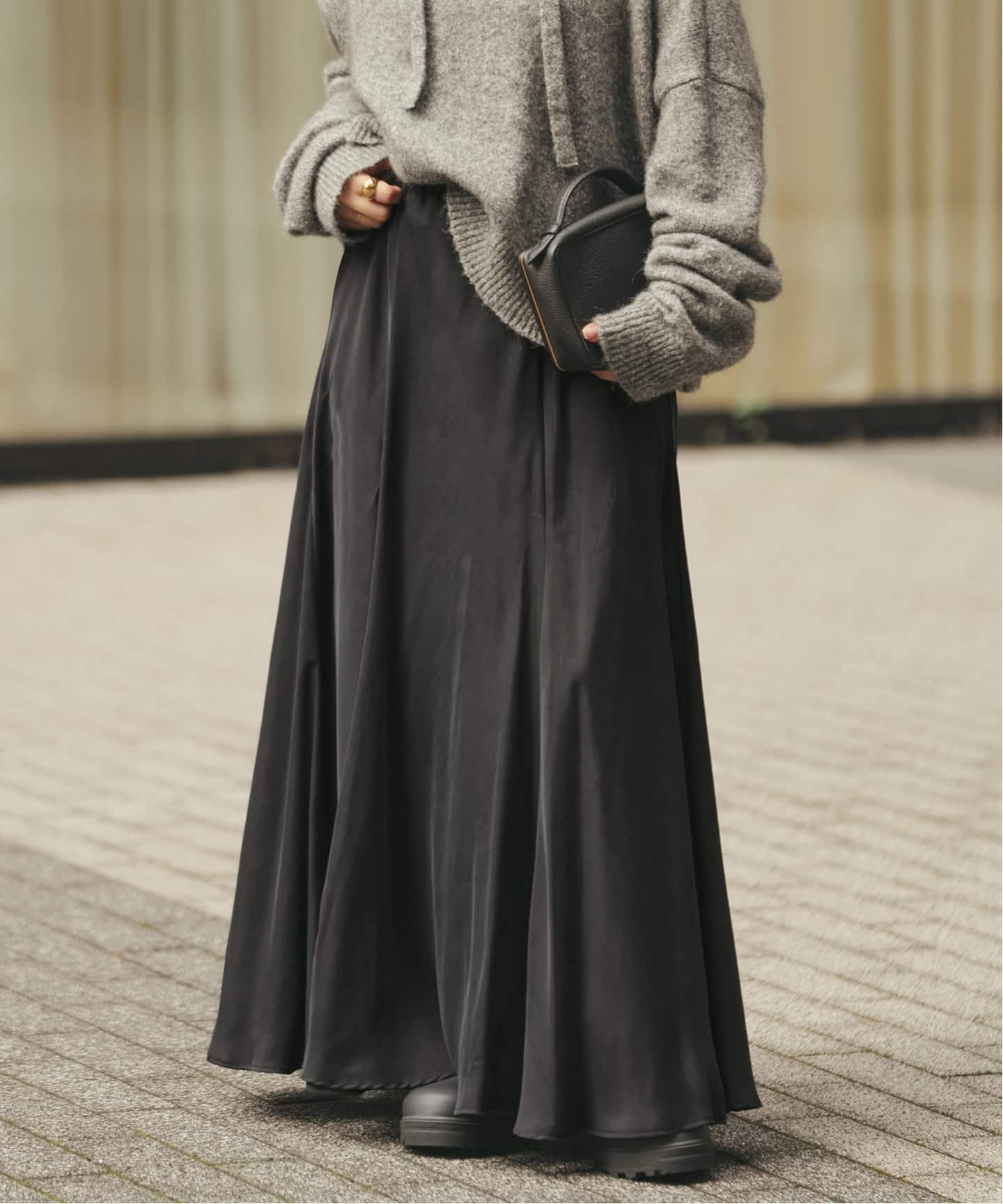 Plage Fibril Slit スカート2 plage スカート 「追加」Washable Fibril ロングスカート