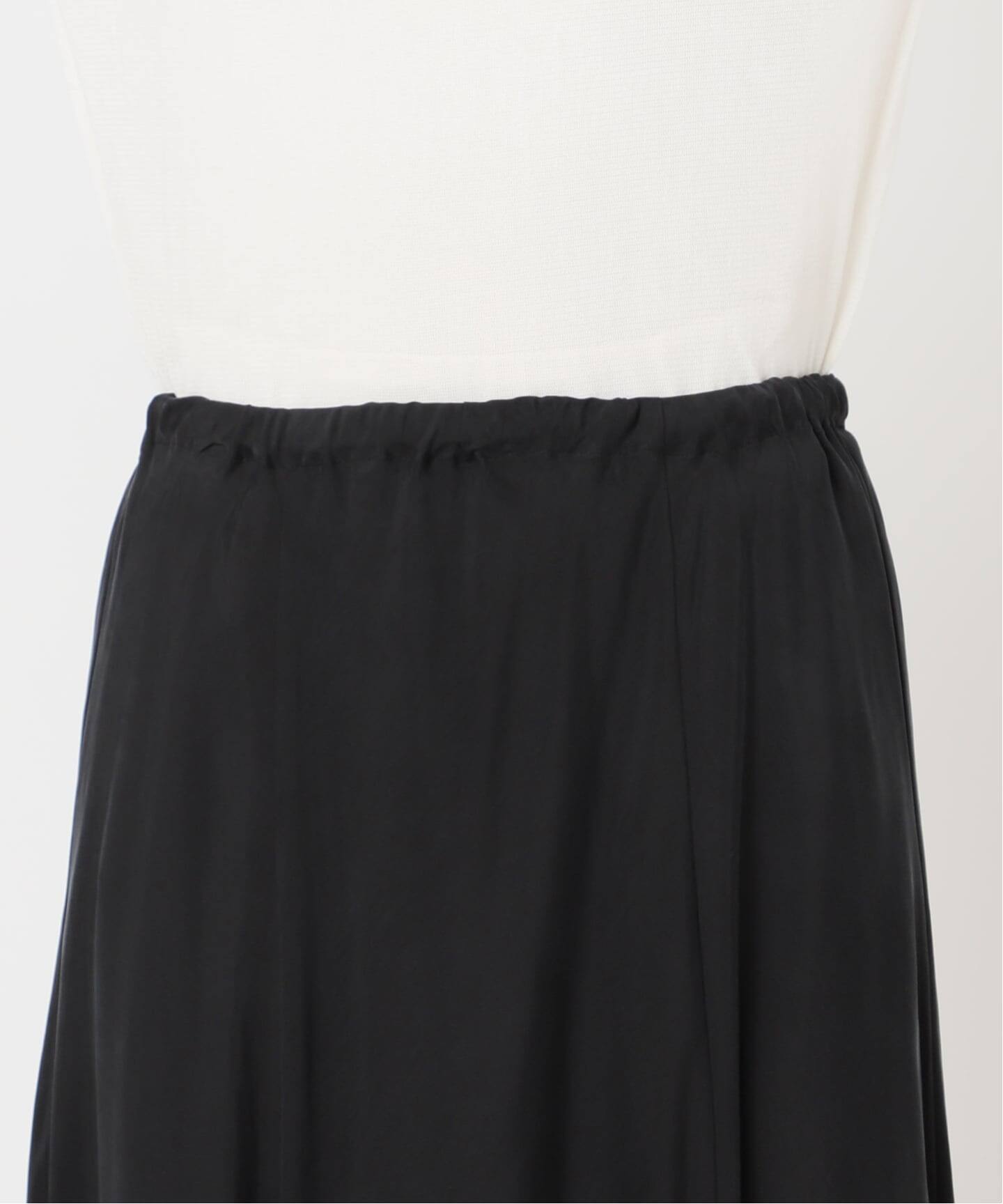 追加予約》Washable Fibril フレア スカート（ロング・マキシ丈