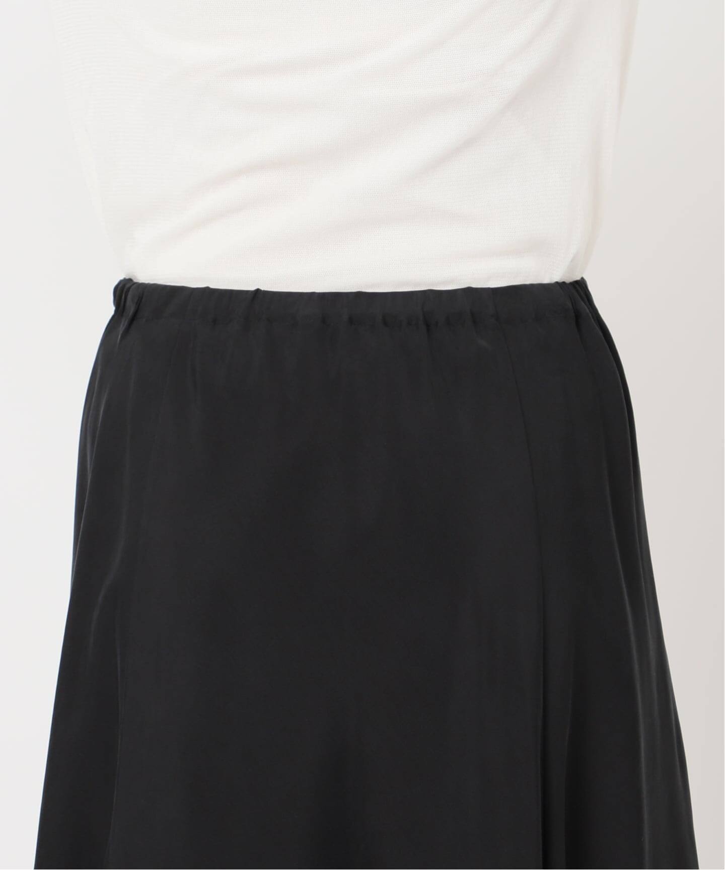 追加》Washable Fibril フレア スカート（ロング・マキシ丈スカート