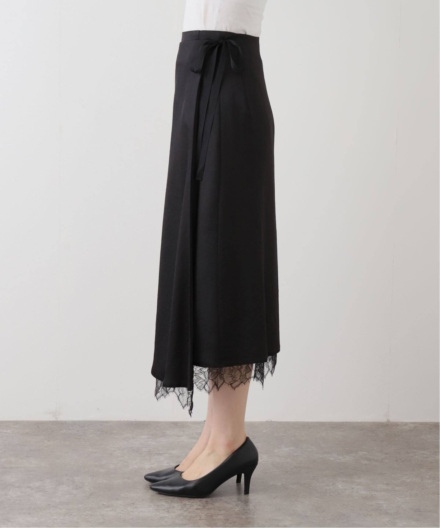 プラージュ　ラップスカート新品タグ付き レースラップ スカート（ロング・マキシ丈スカート）｜Plage
