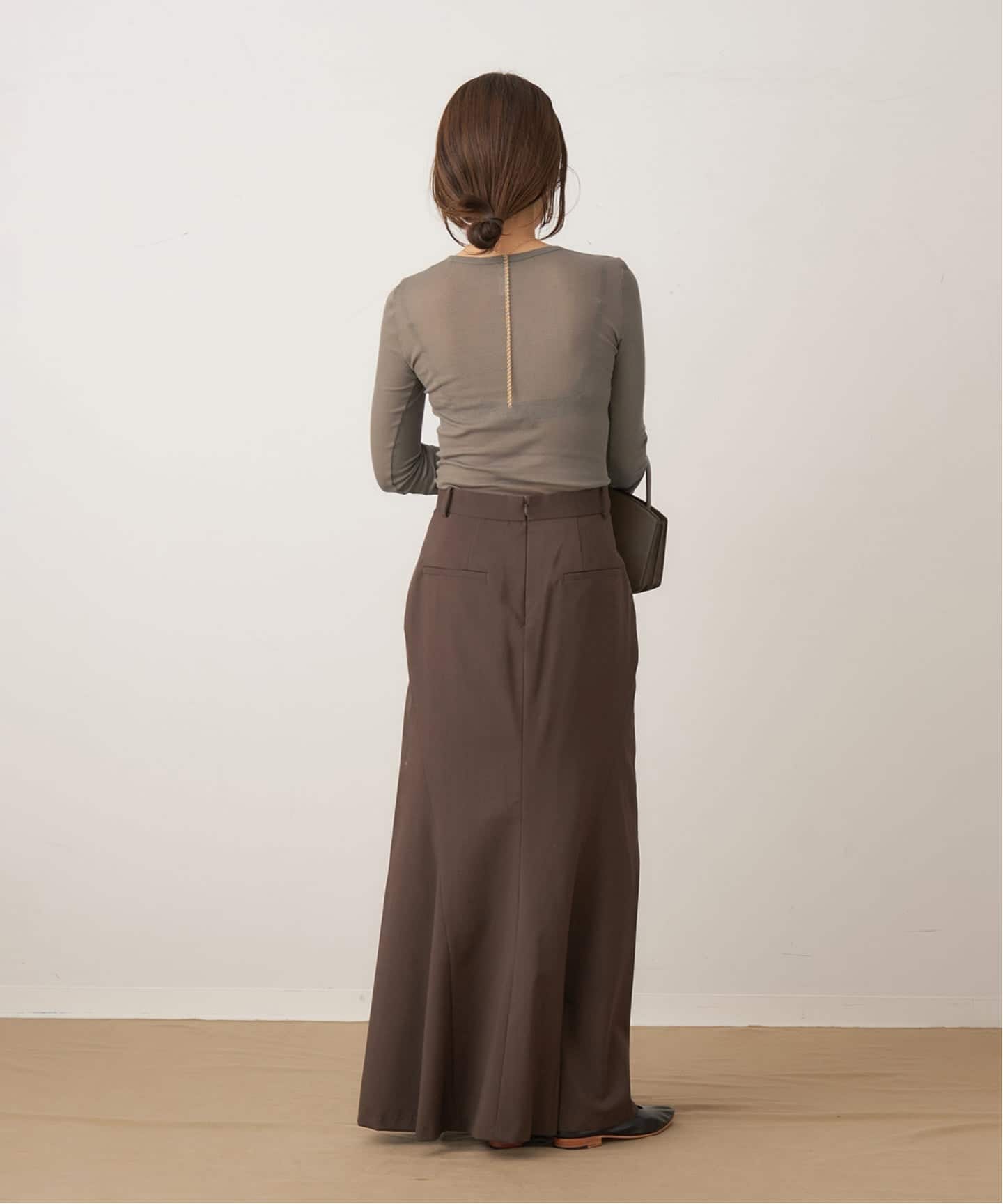 Back flare スカート（ロング・マキシ丈スカート）｜Plage（プラージュ