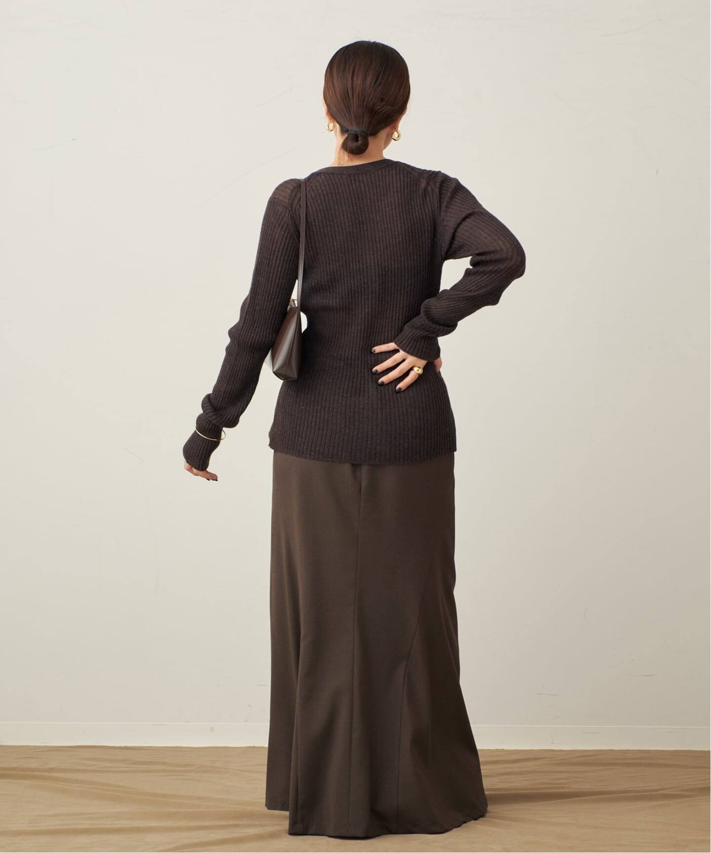 Back flare スカート（ロング・マキシ丈スカート）｜Plage（プラージュ