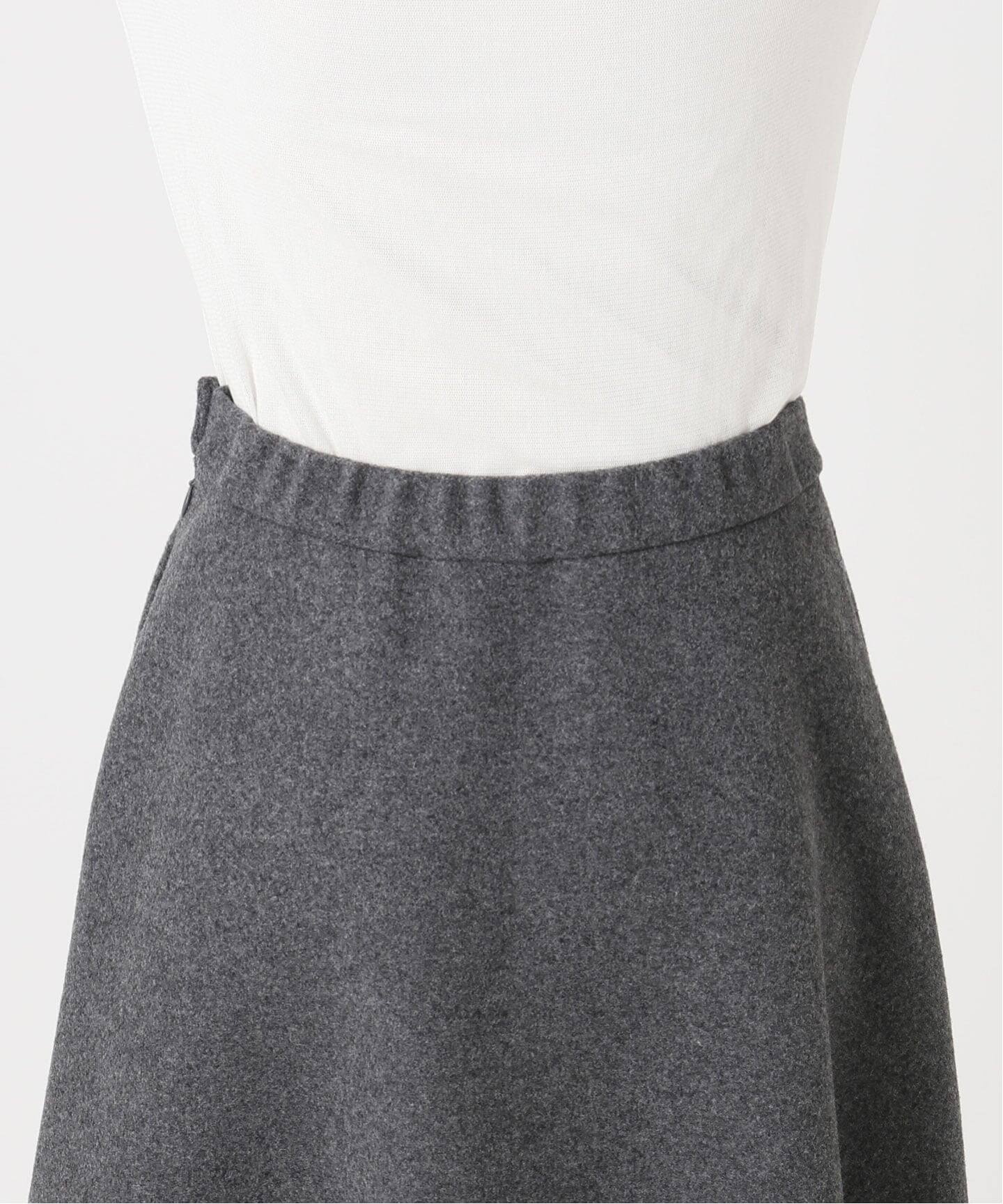 メルトンフレア スカート（ロング・マキシ丈スカート）｜Plage